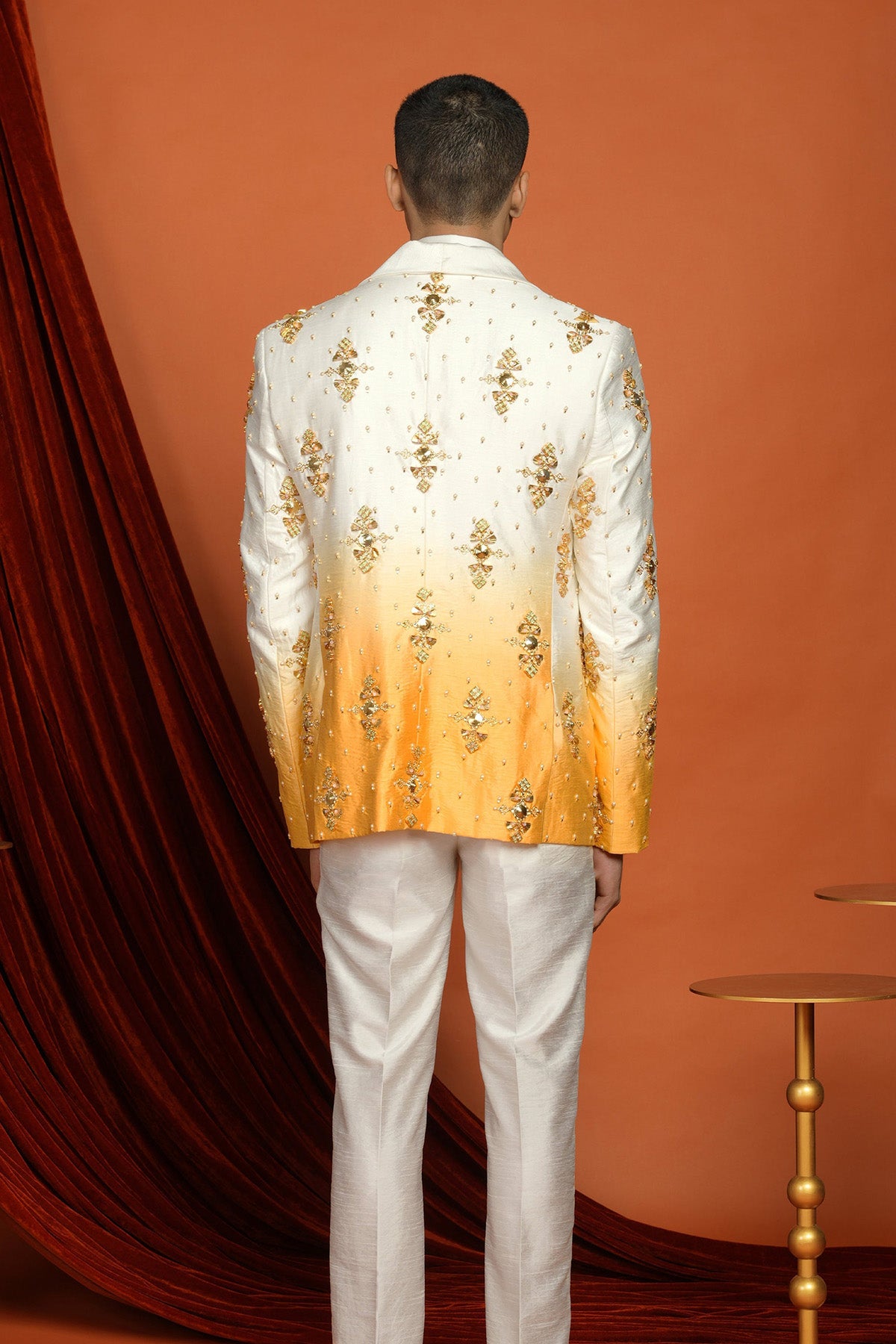 KAI - yellow ombré blazer set