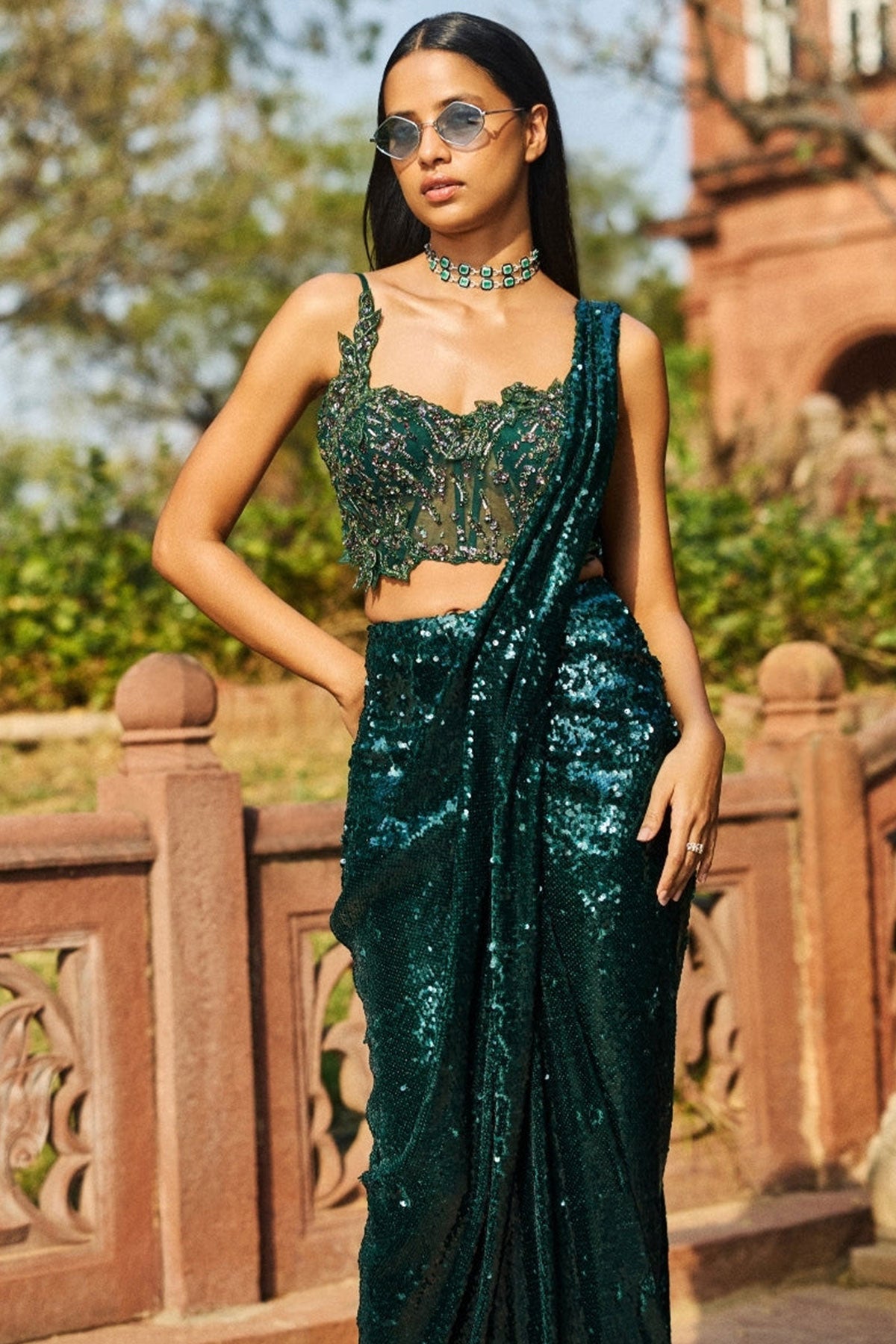 "Candy Schnapps" Drape Saree