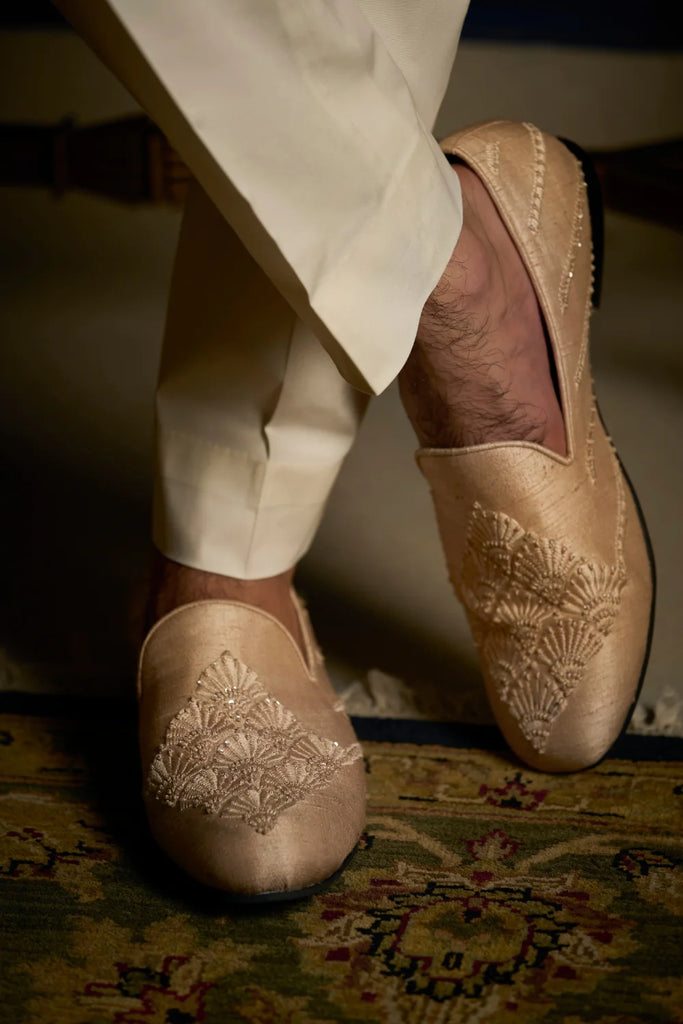 Sherwani shoes with heel on sale