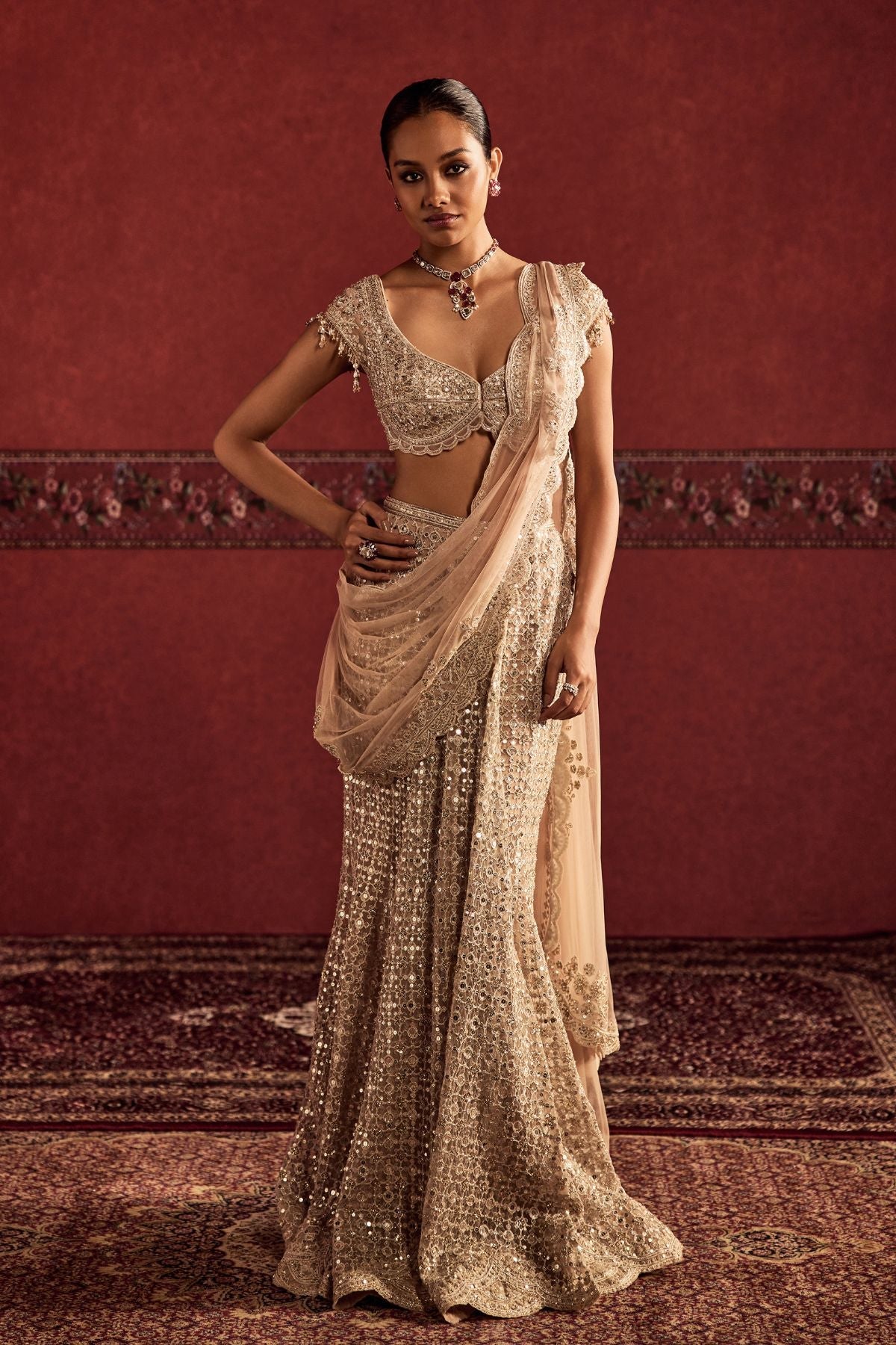 Shafaq Saree Set