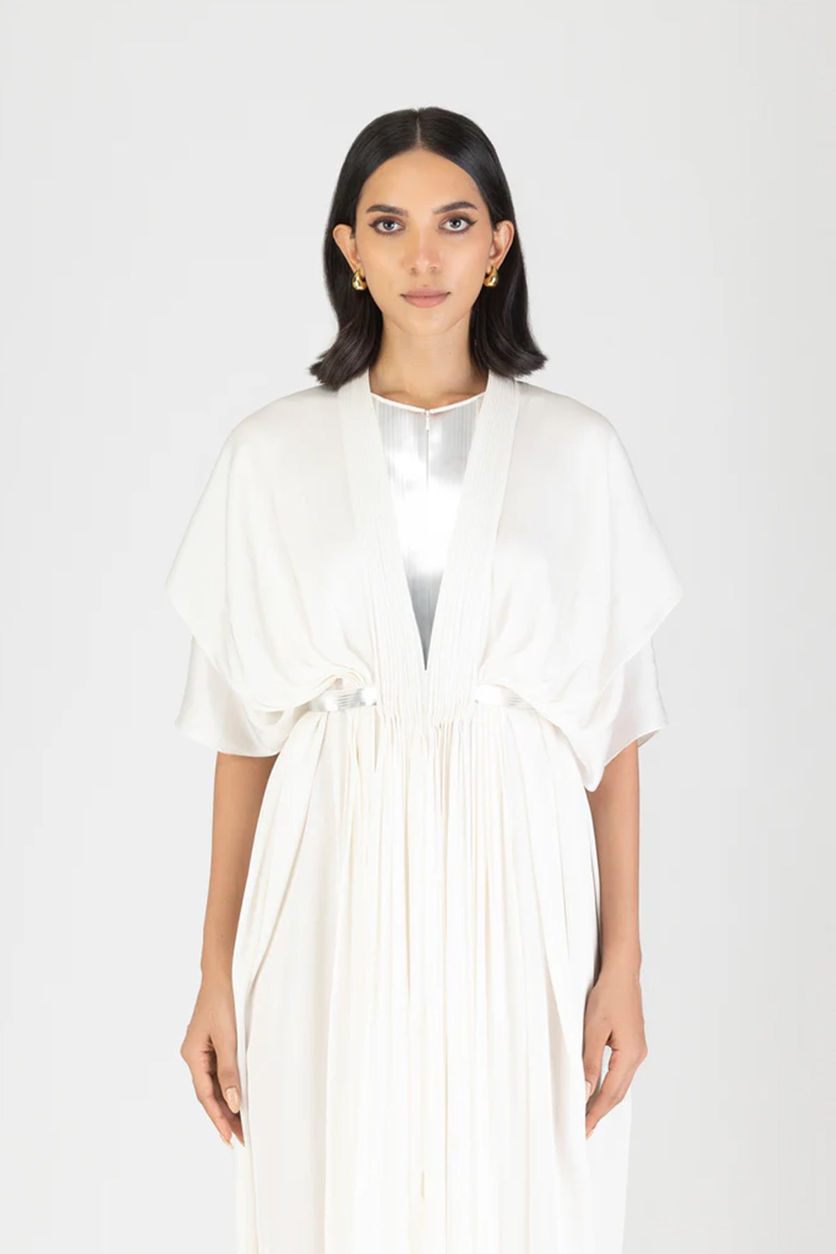 Pleated Layered Dress