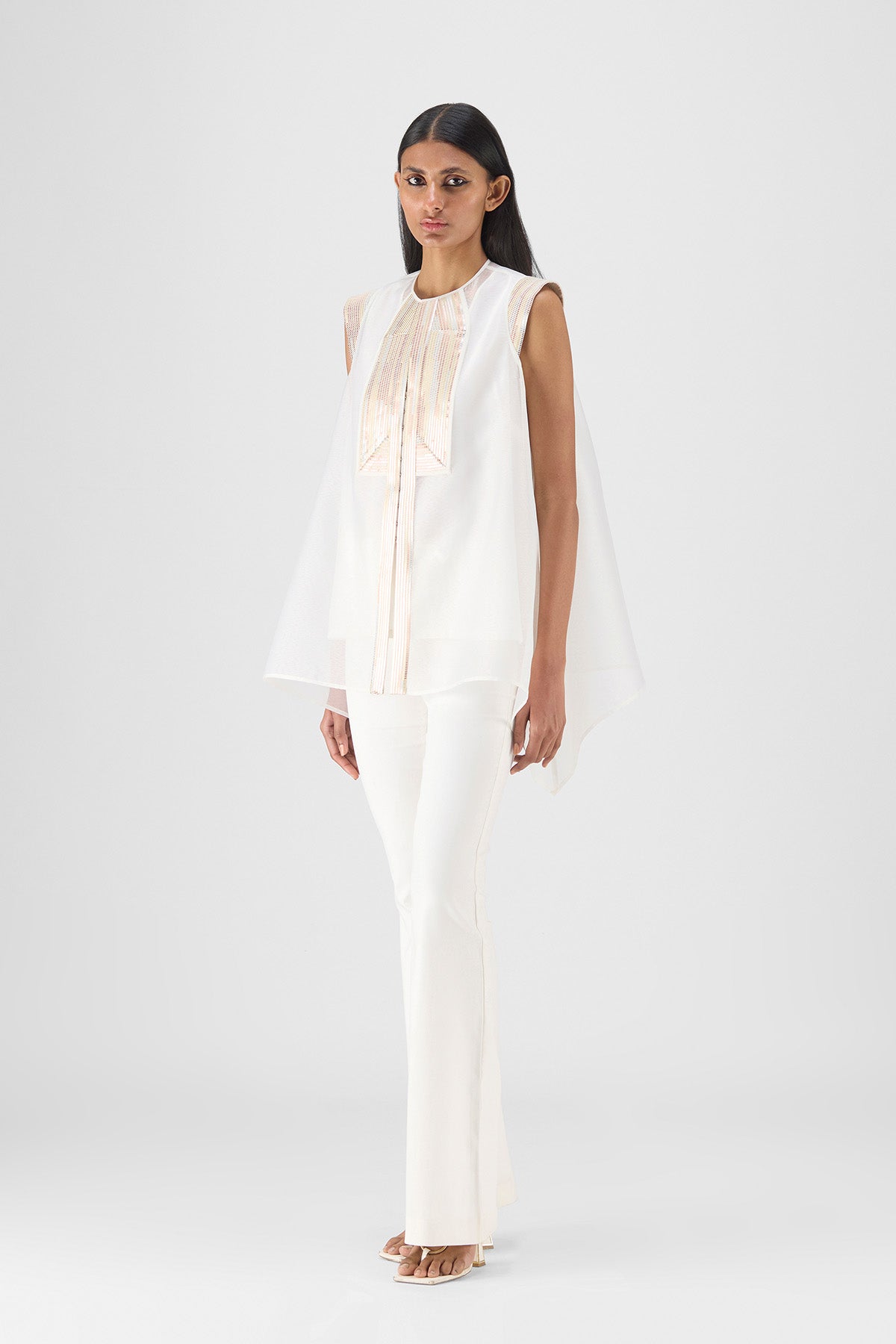 METALLIC STRUCTURED TOP