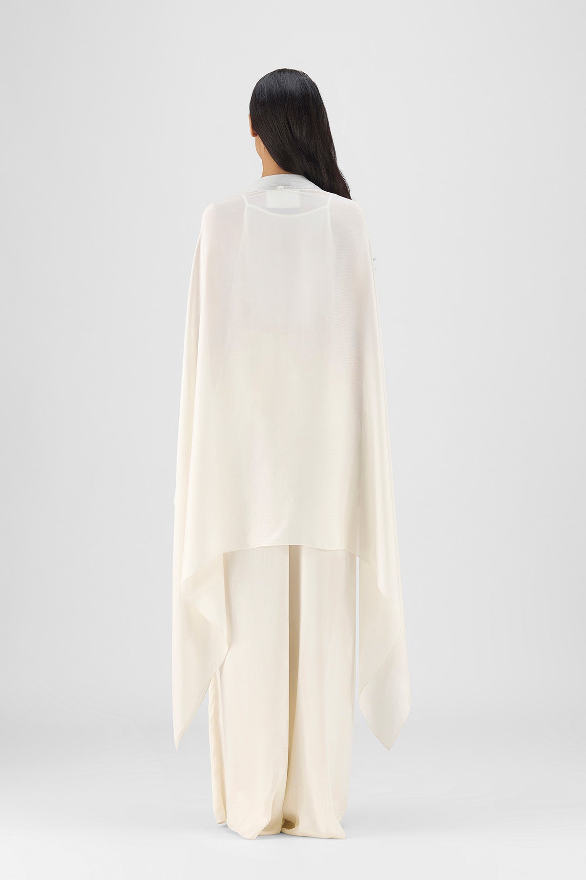 METALLIC SRUCTURED CAPE SET