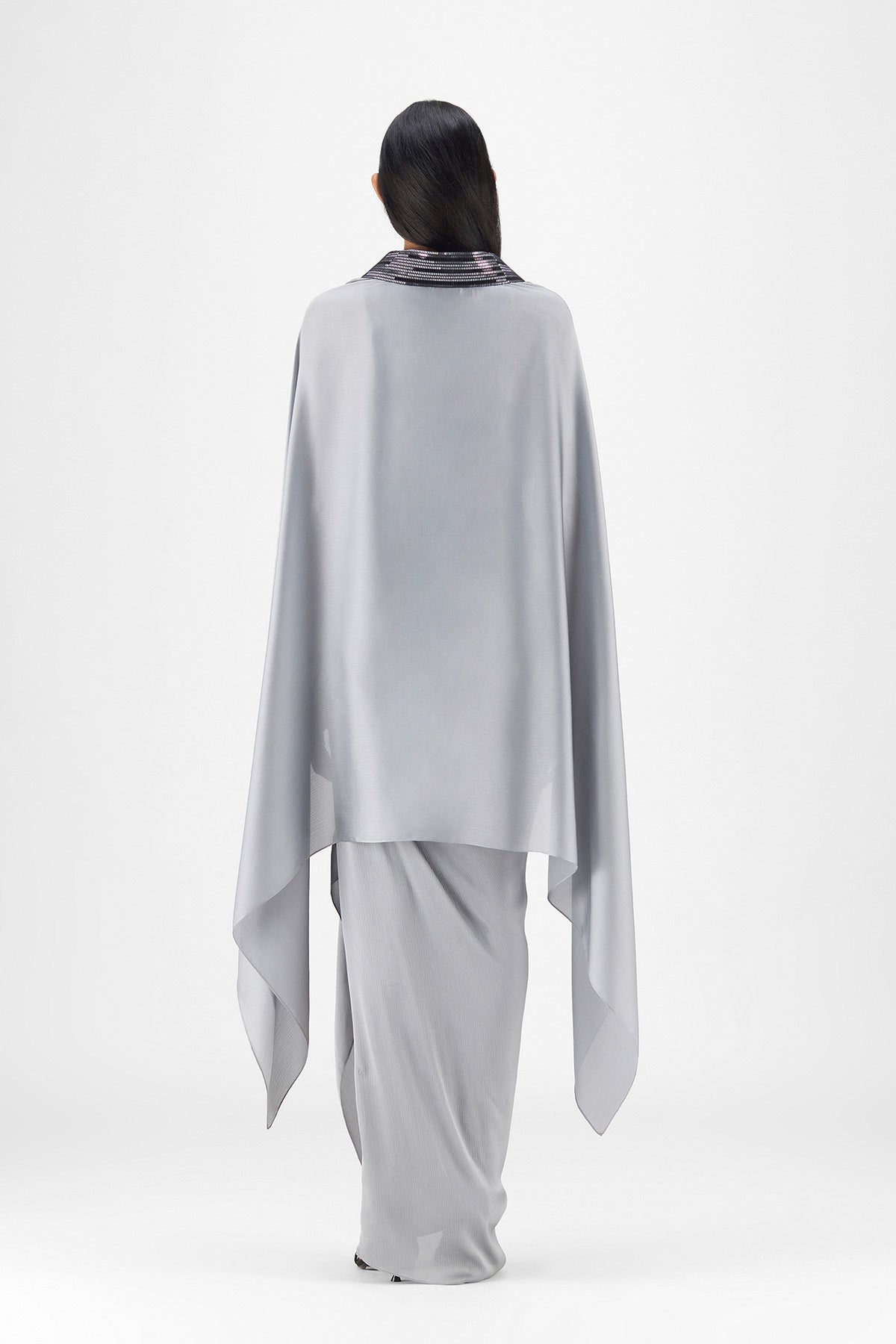 METALLIC STRUCTURED CAPE