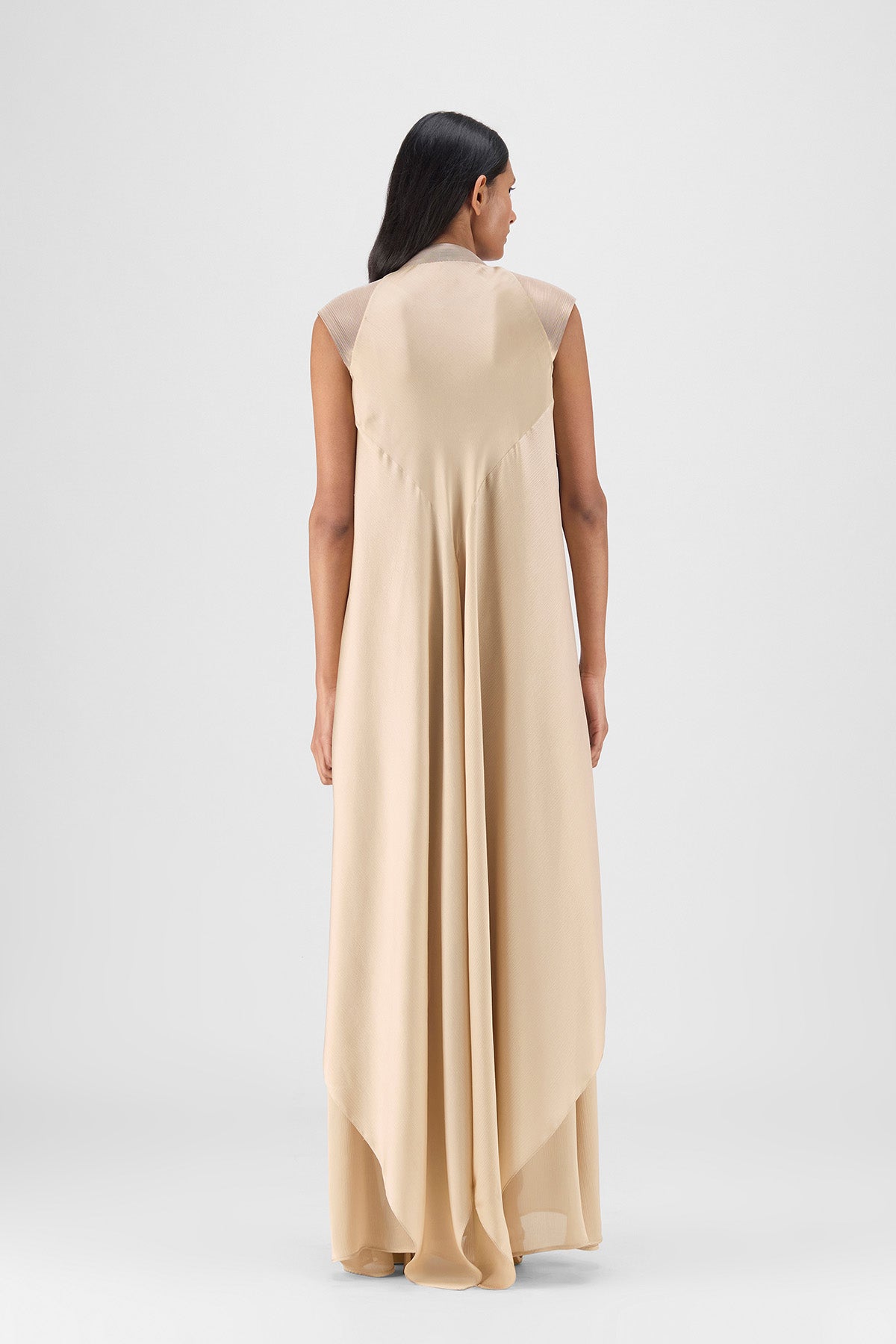 METALLIC LAYERED DRESS