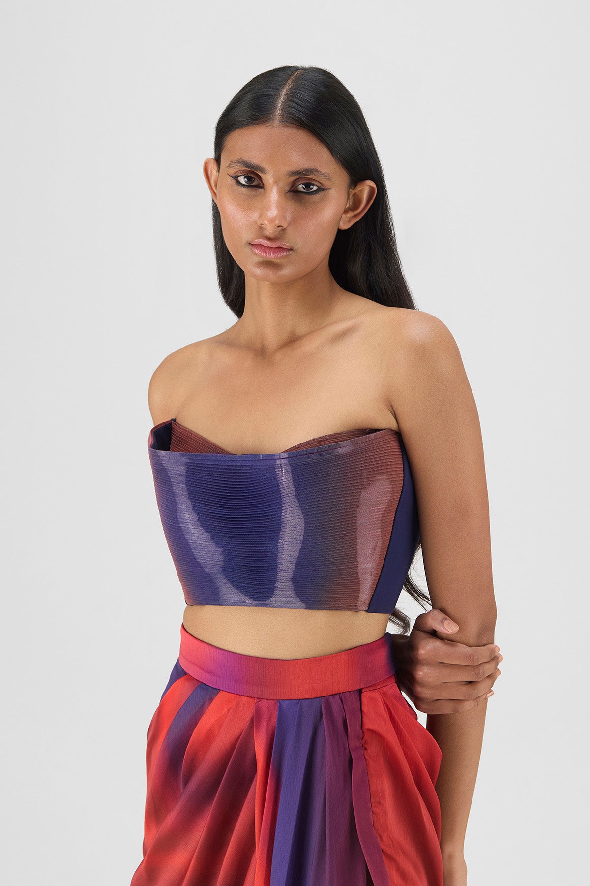 METALLIC WATERCOLOR SKIRT SET