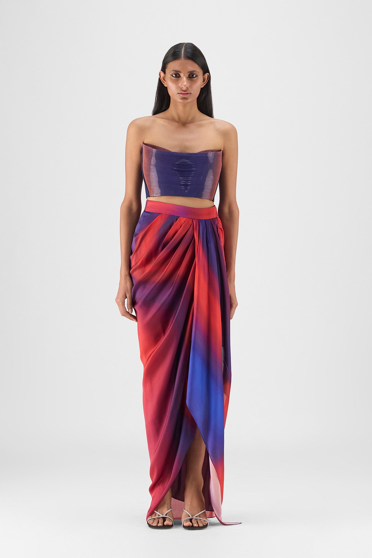 METALLIC WATERCOLOR SKIRT SET