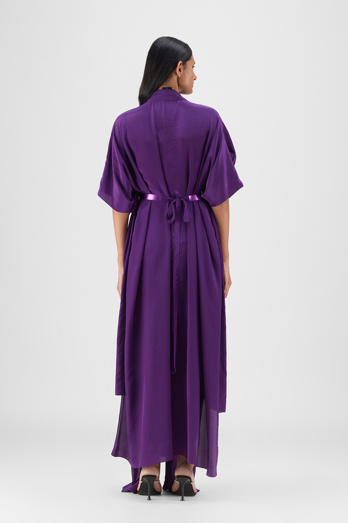 PLEATED LAYERED DRESS