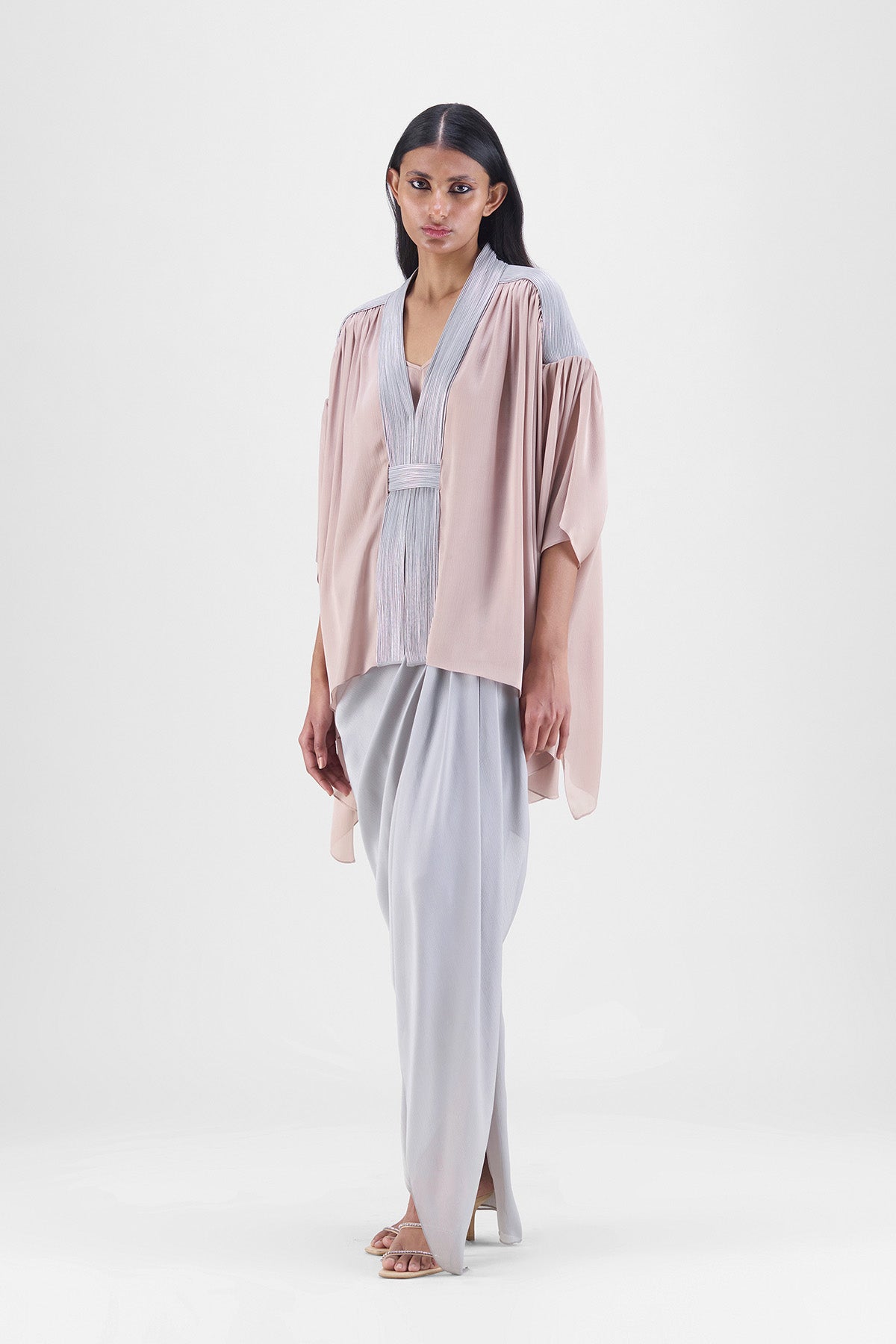 CORDED STRUCTURED CAPE SET