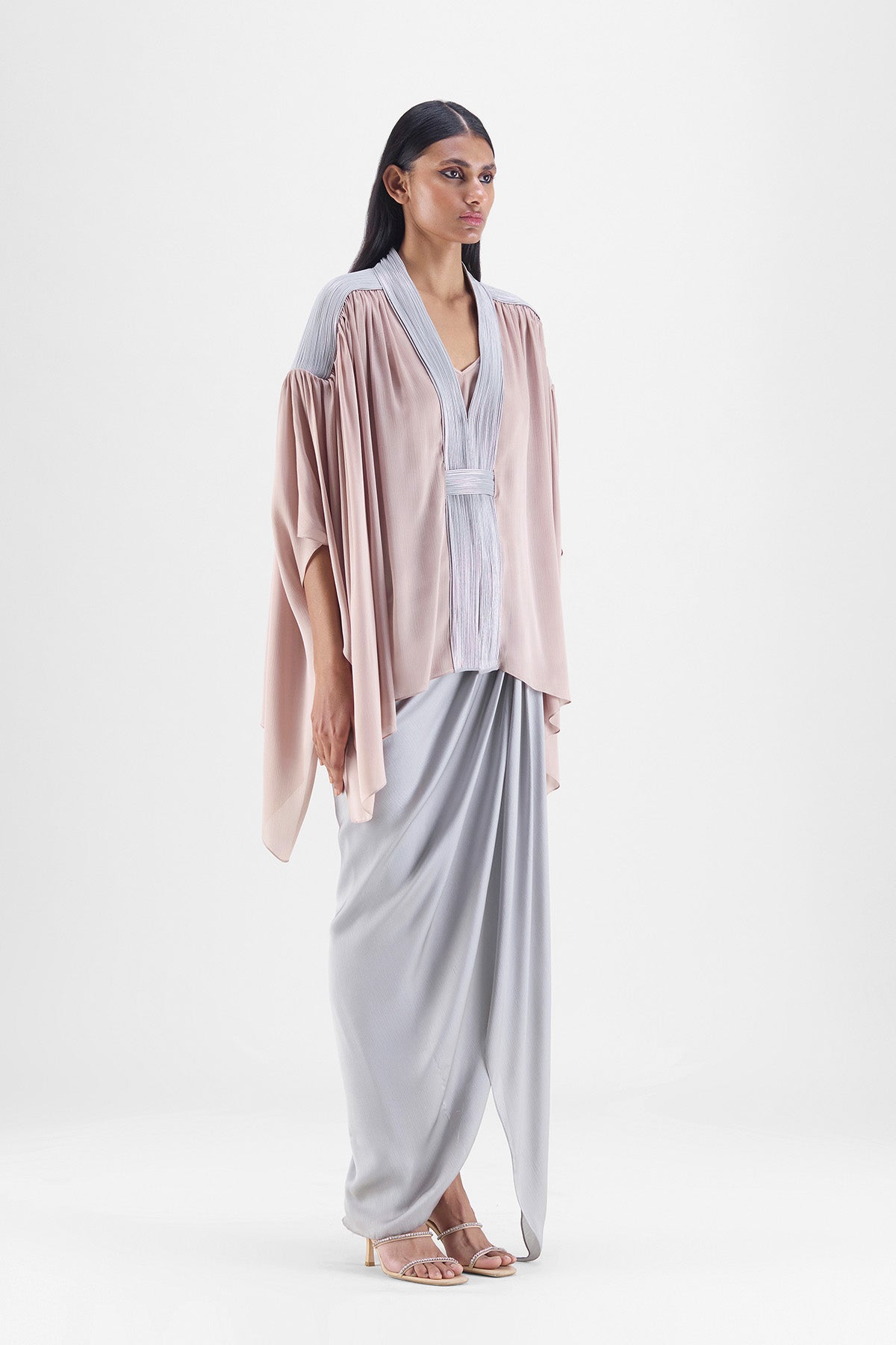 CORDED STRUCTURED CAPE SET