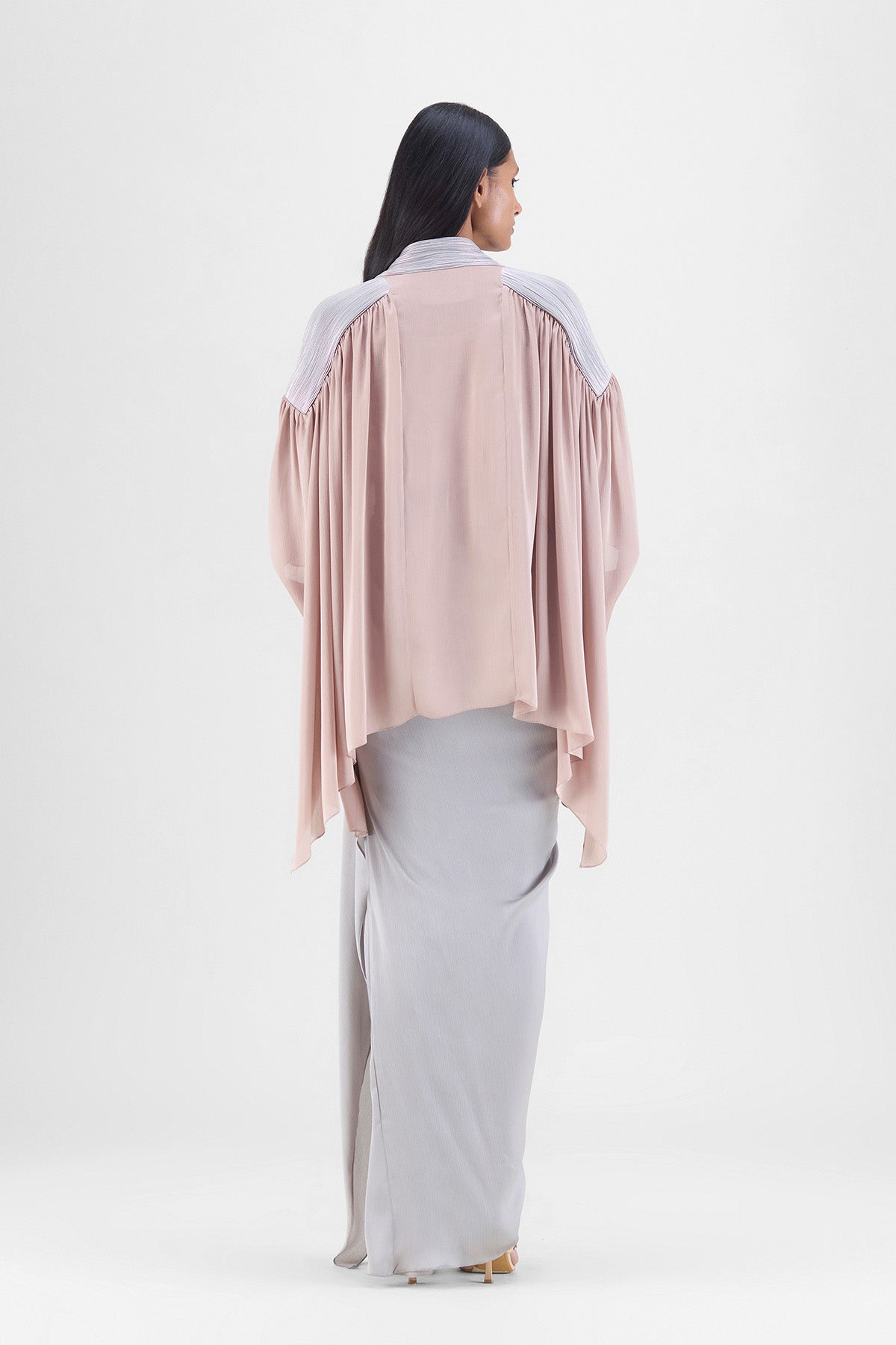 CORDED STRUCTURED CAPE SET