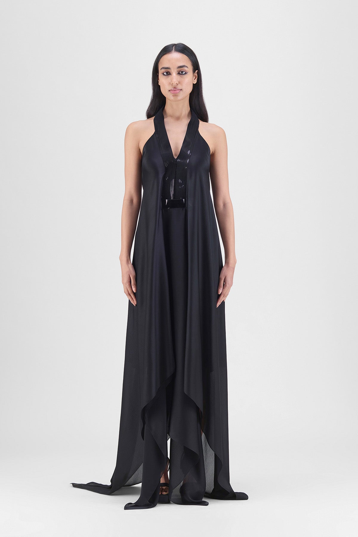 METALLIC LAYERED DRESS