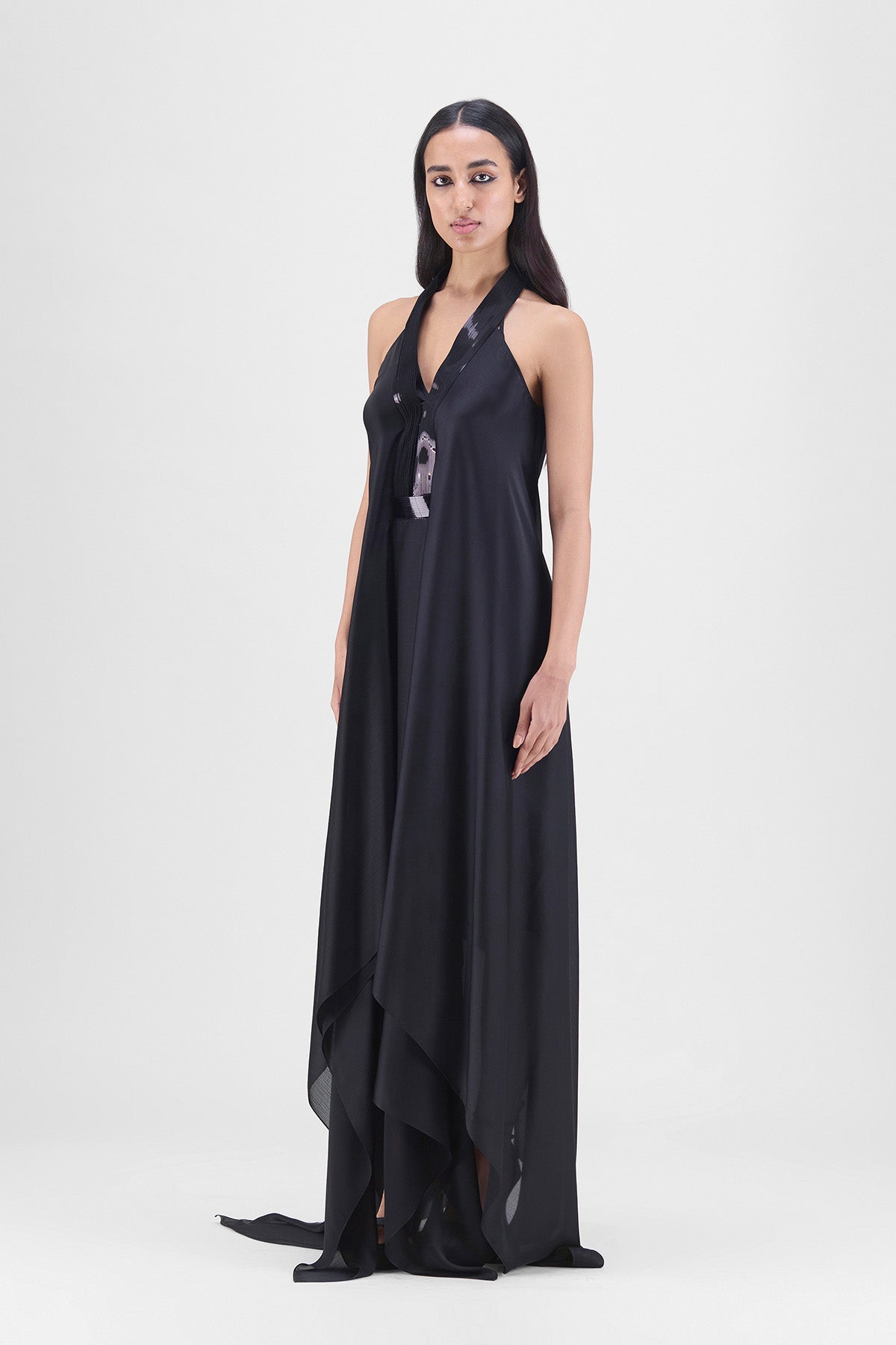 METALLIC LAYERED DRESS