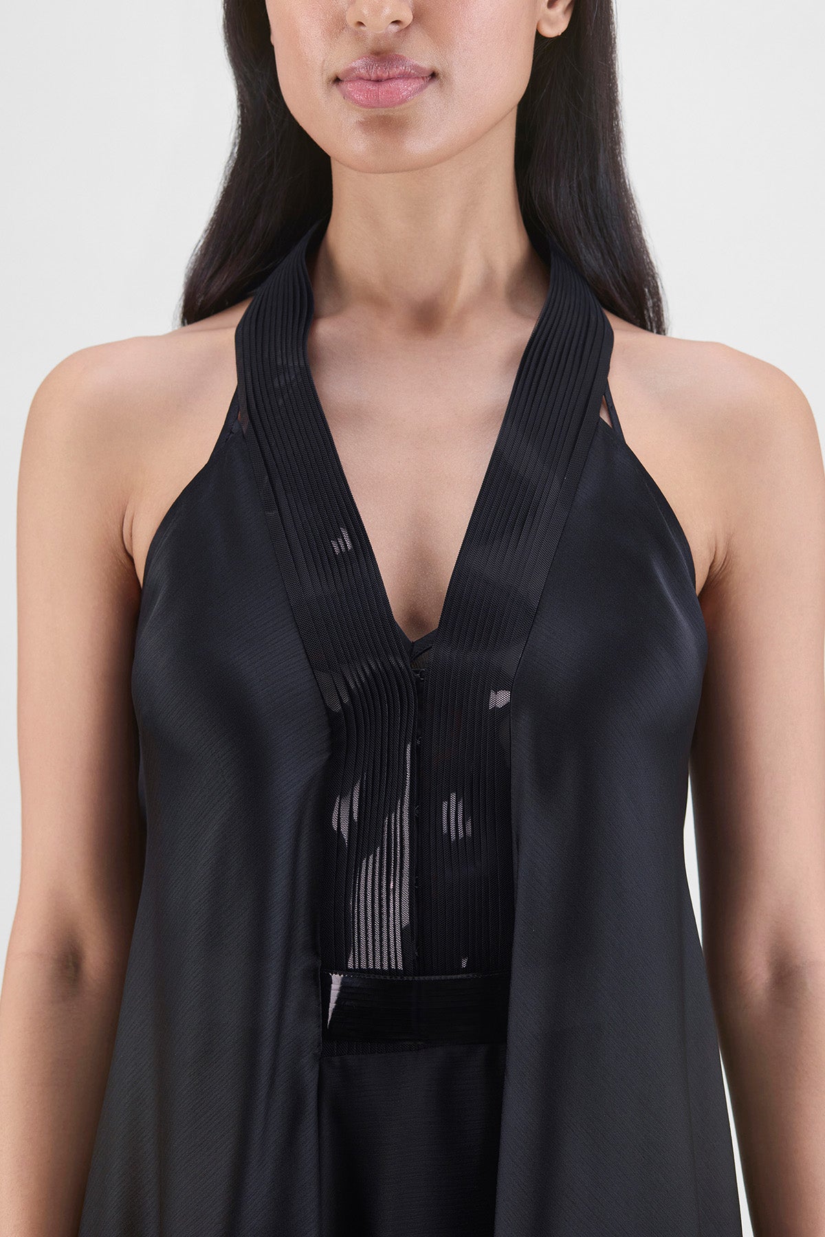 METALLIC LAYERED DRESS