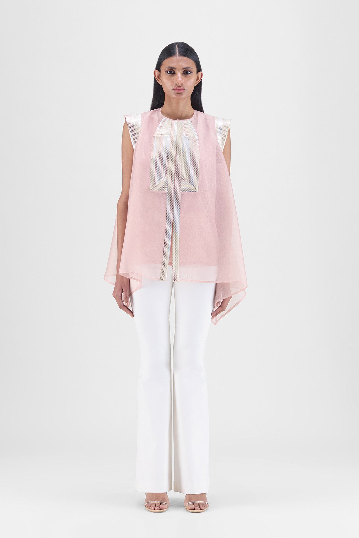 METALLIC STRUCTURED TOP