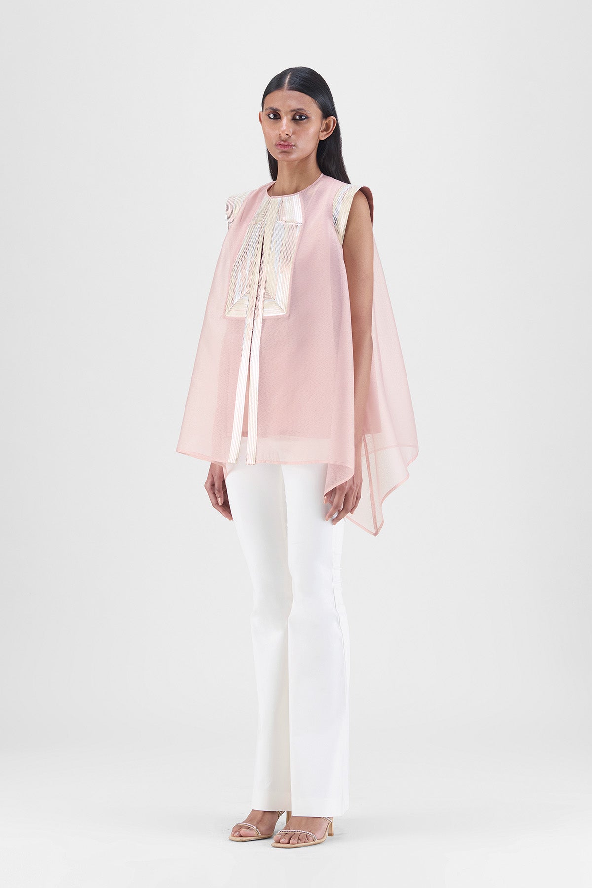METALLIC STRUCTURED TOP