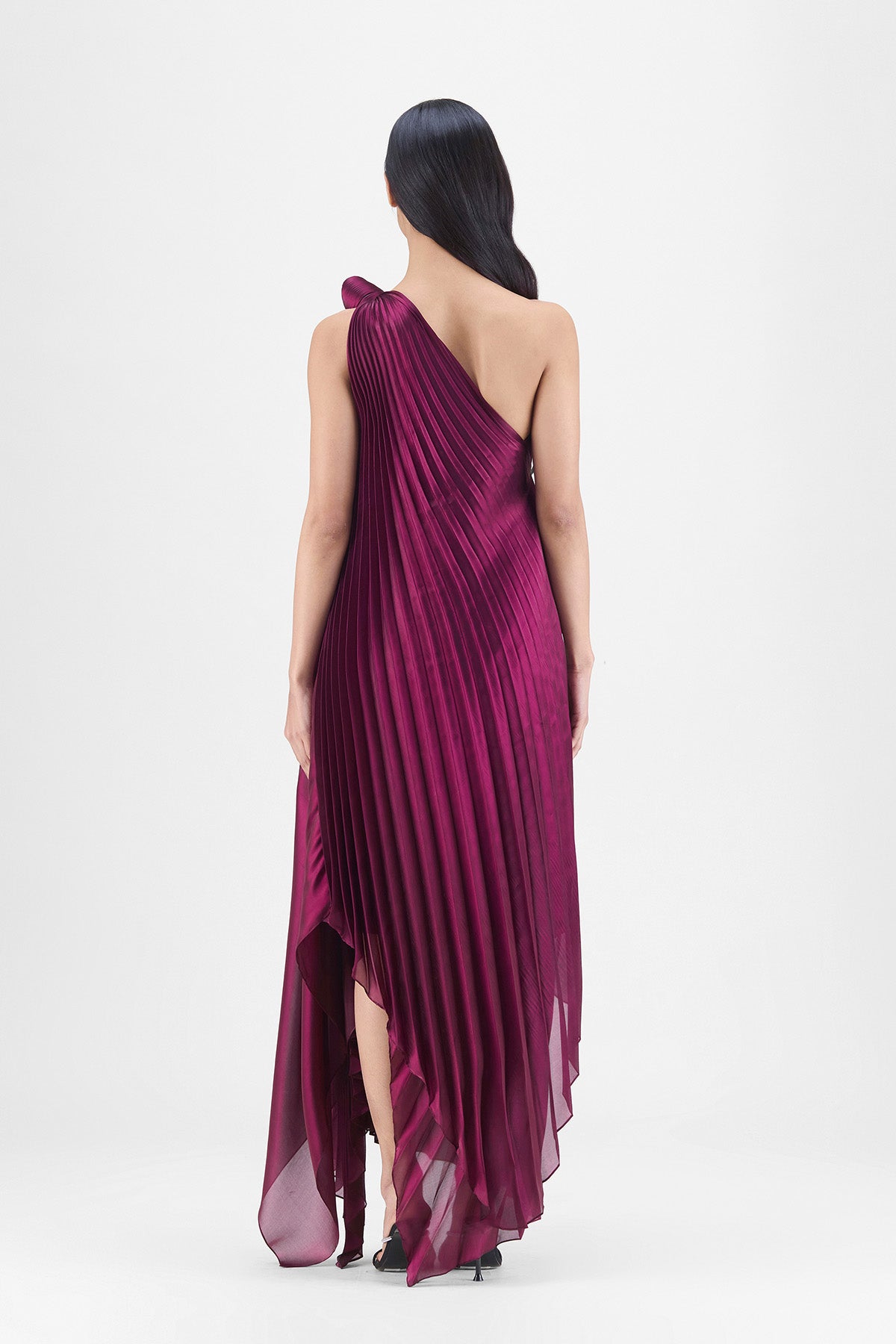 PLEATED FLUID DRESS