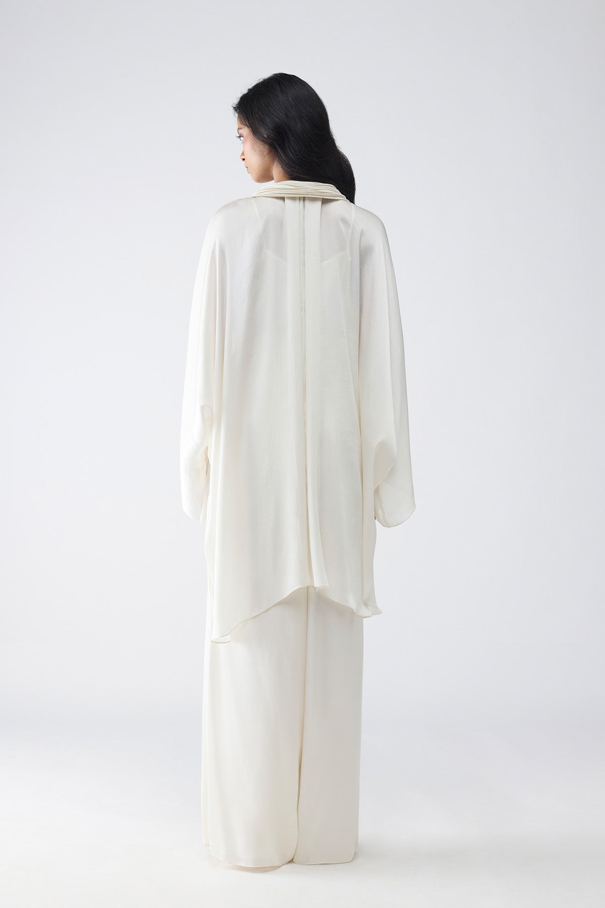 Micro Pleated Cape Set