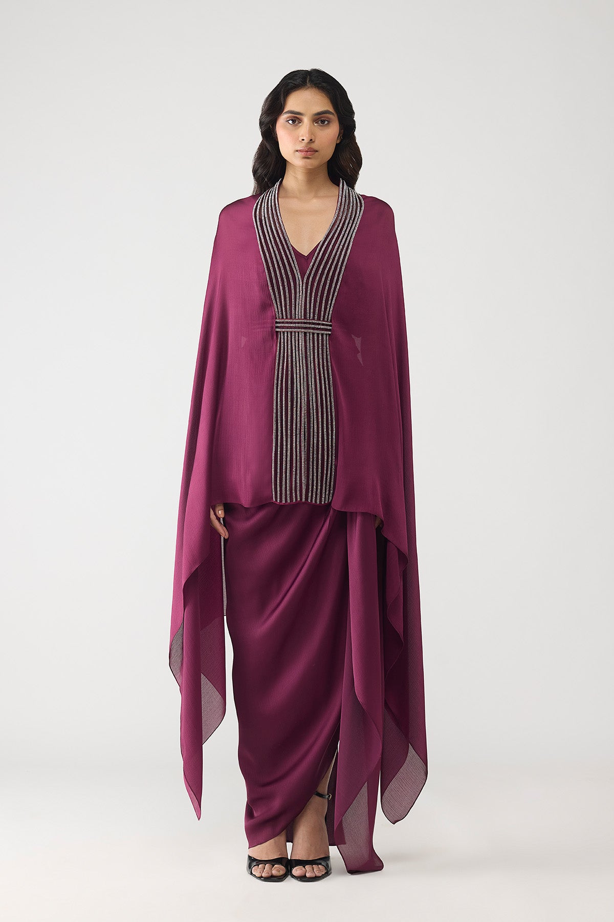 Structured Crystalvein Cape Set