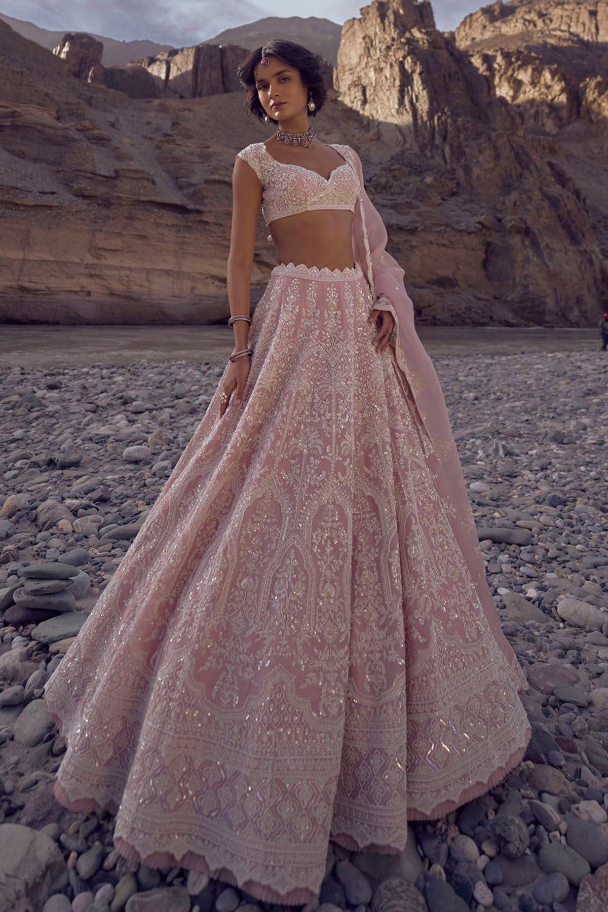 Palm tree lehenga set