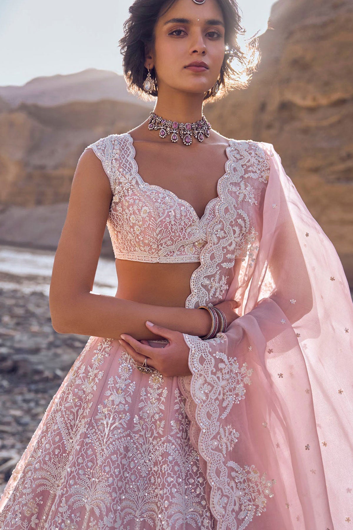 Palm tree lehenga set