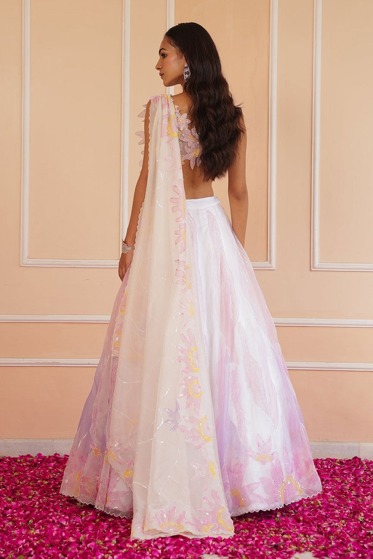 Kiara Handpainted Lehenga