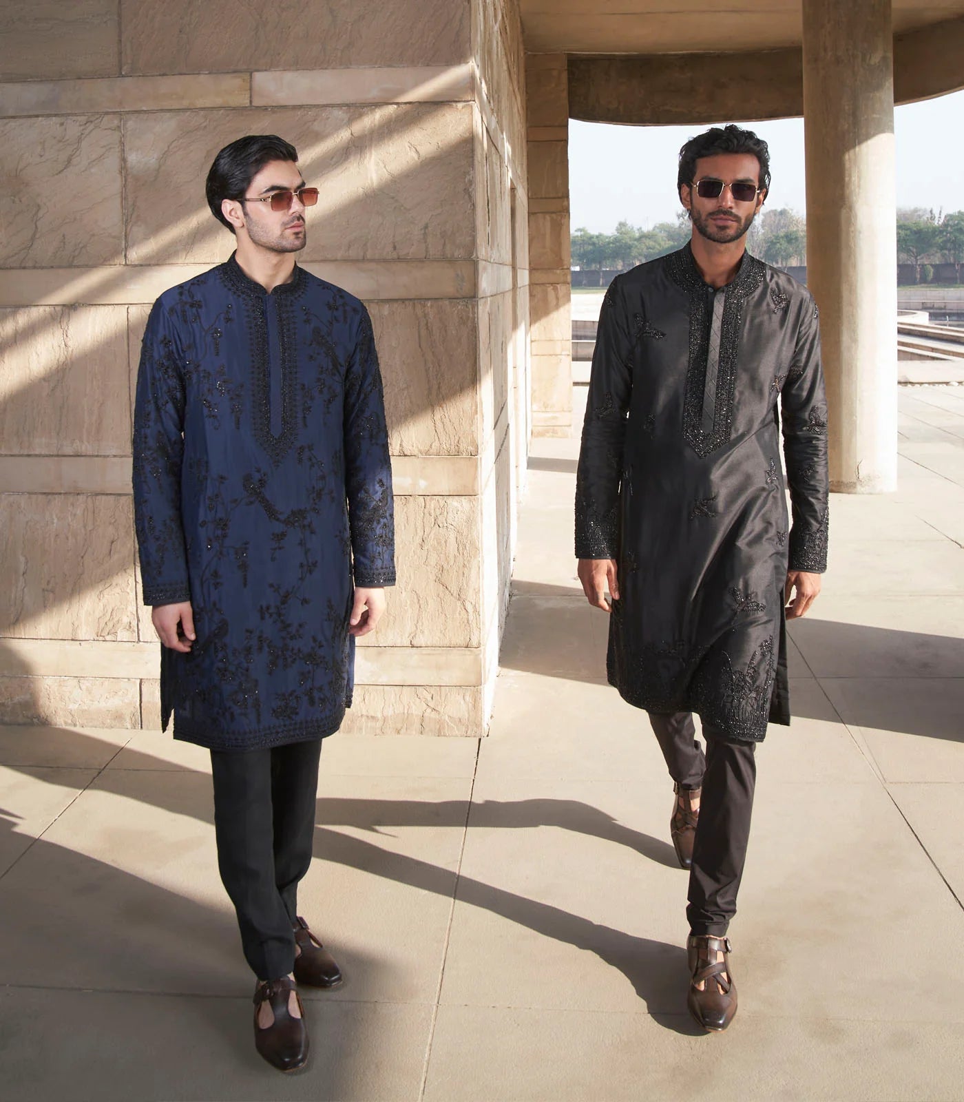 PARROT WITH CREEPER KURTA