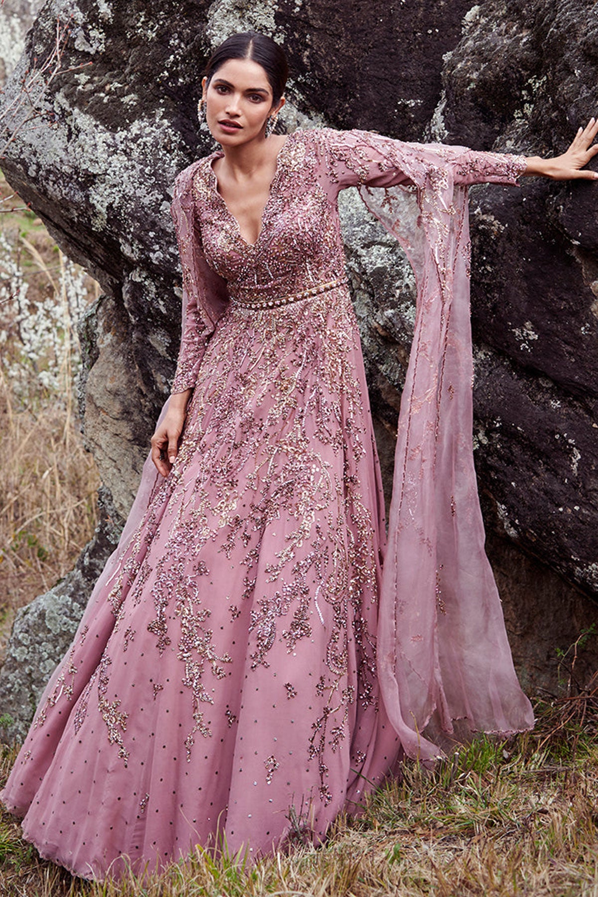 "Seonna" Kamdani Kalidar Set