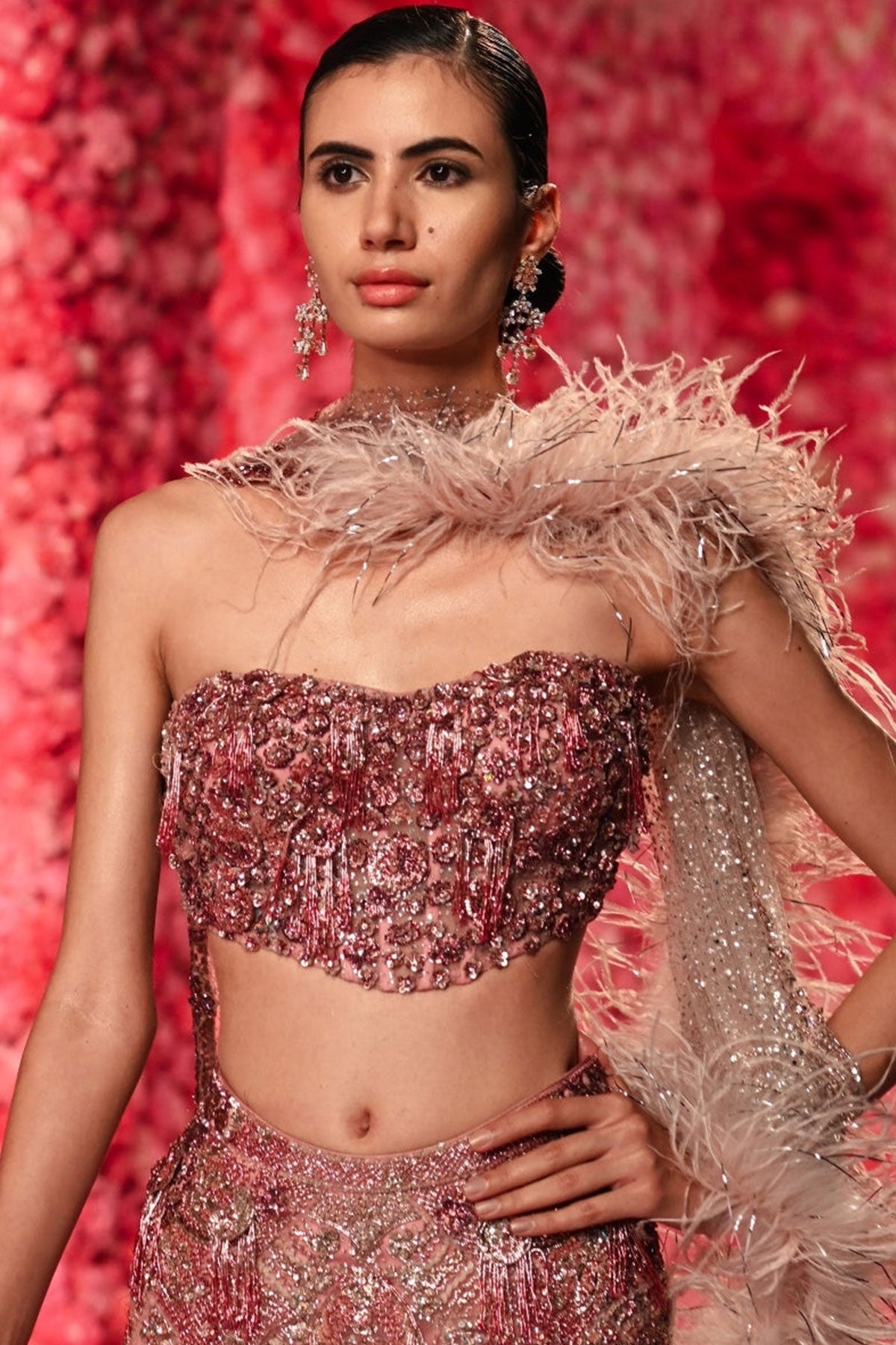"Yvette" Cocktail Lehenga