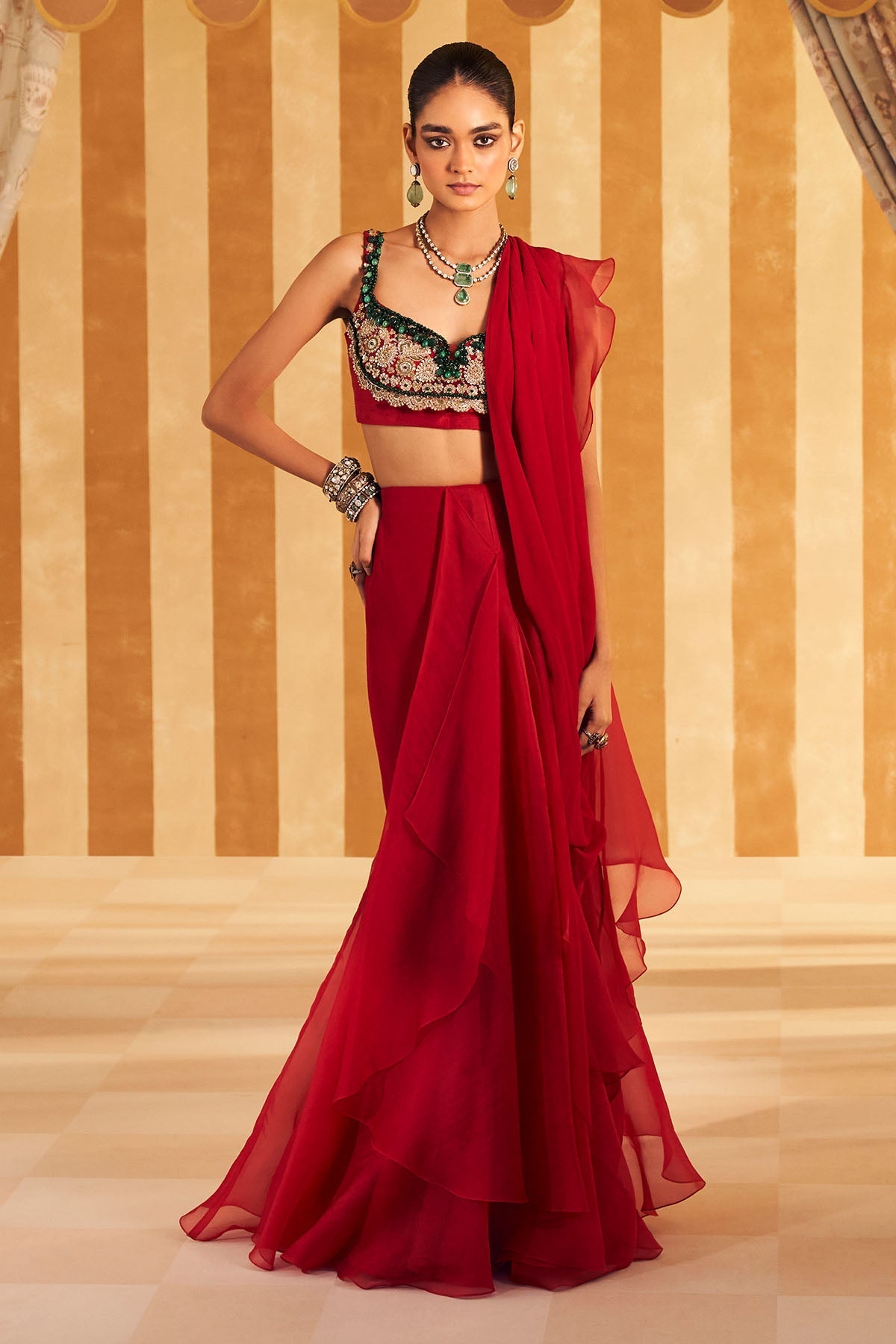 Chashm Saree Set  - Ready To Ship