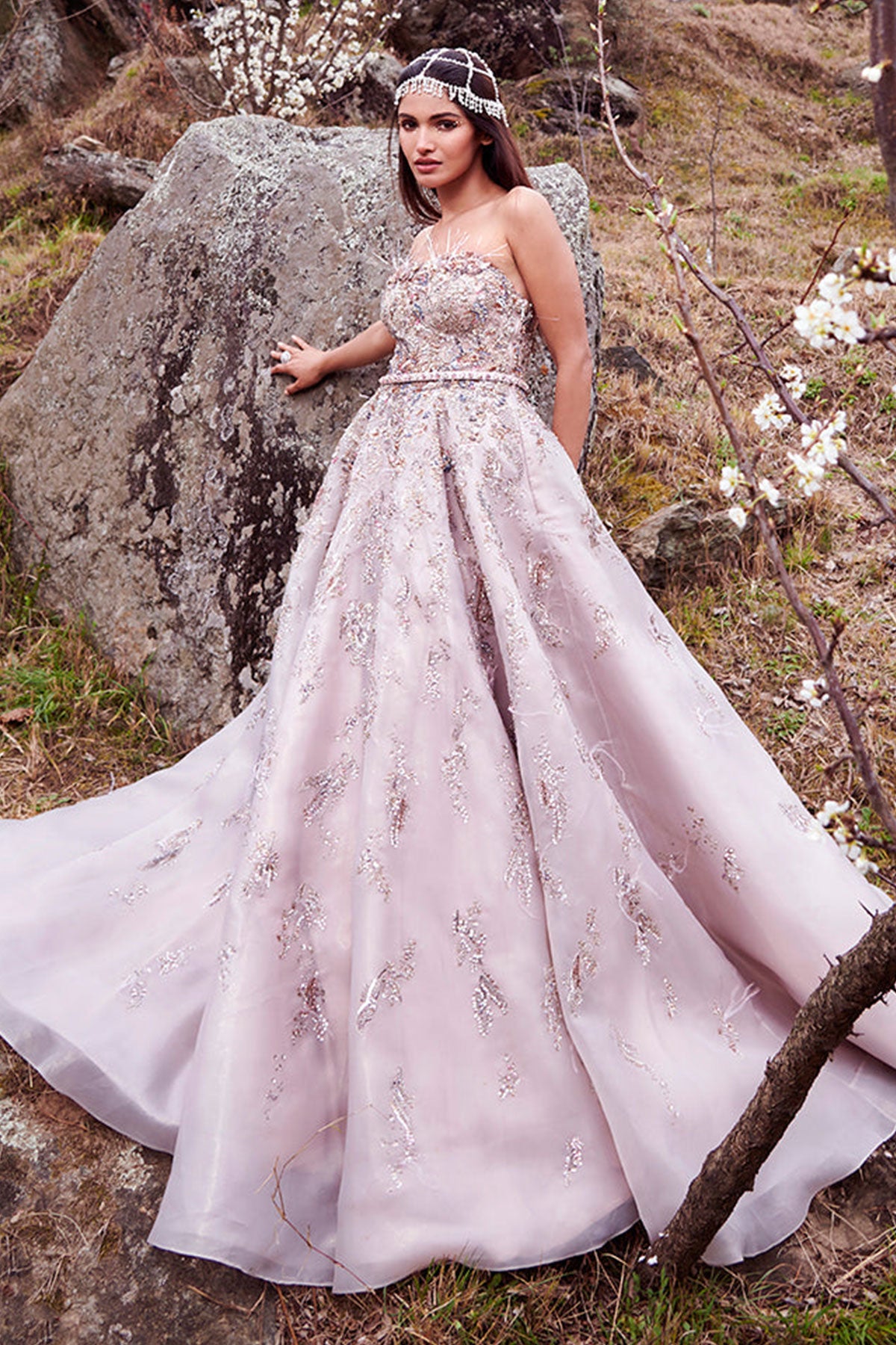 "Primrose" French Organza Bridal Gown