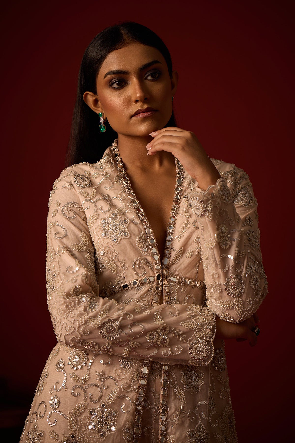 Peplum Blazer and Shararas