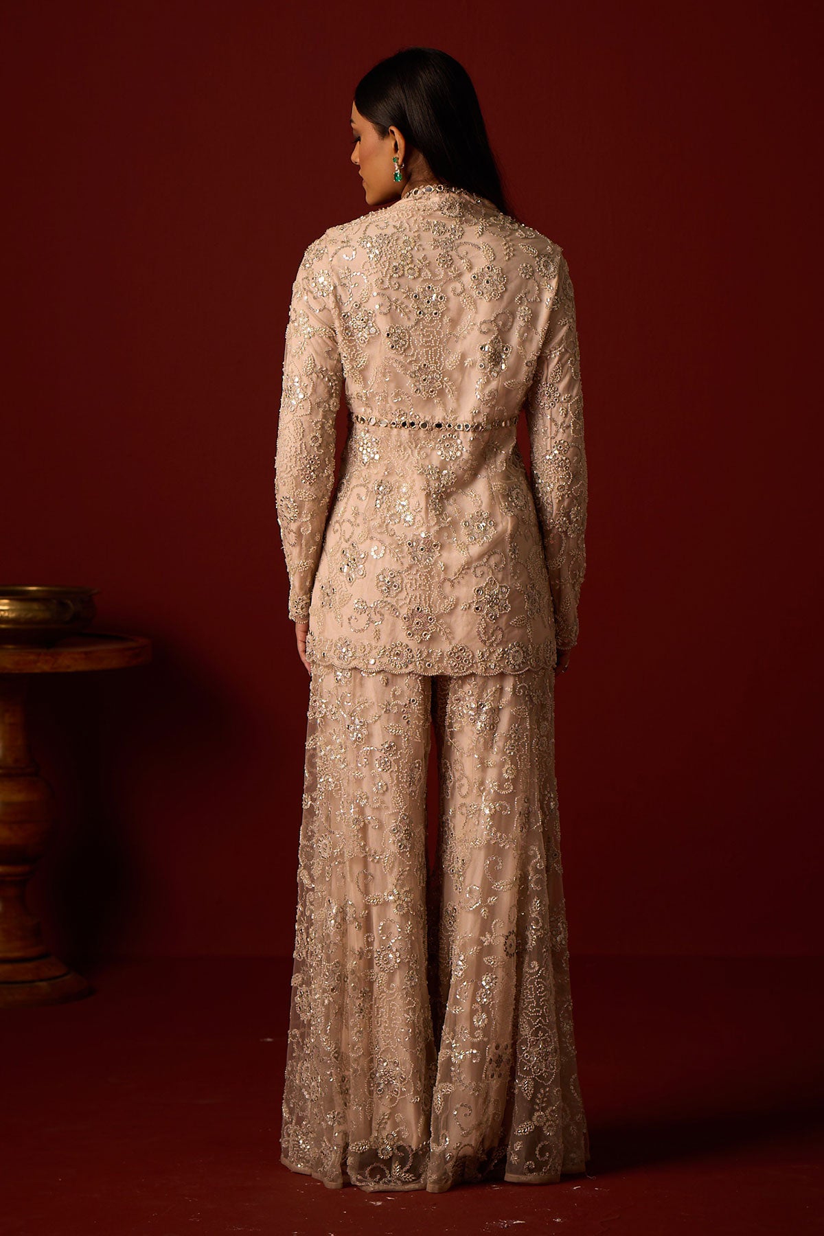 Peplum Blazer and Shararas