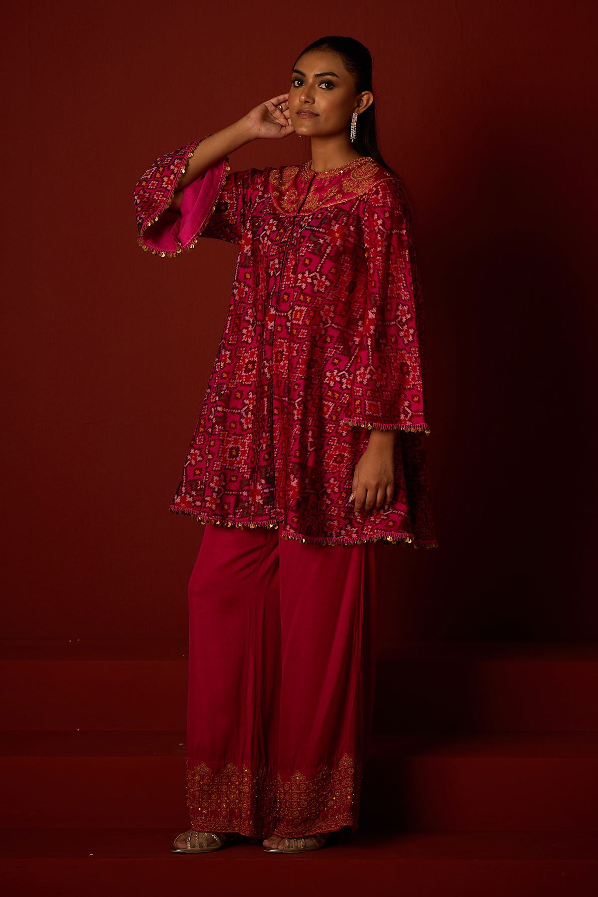 Marodiwork Anarkali Tunic and Marodiwork Palazzos