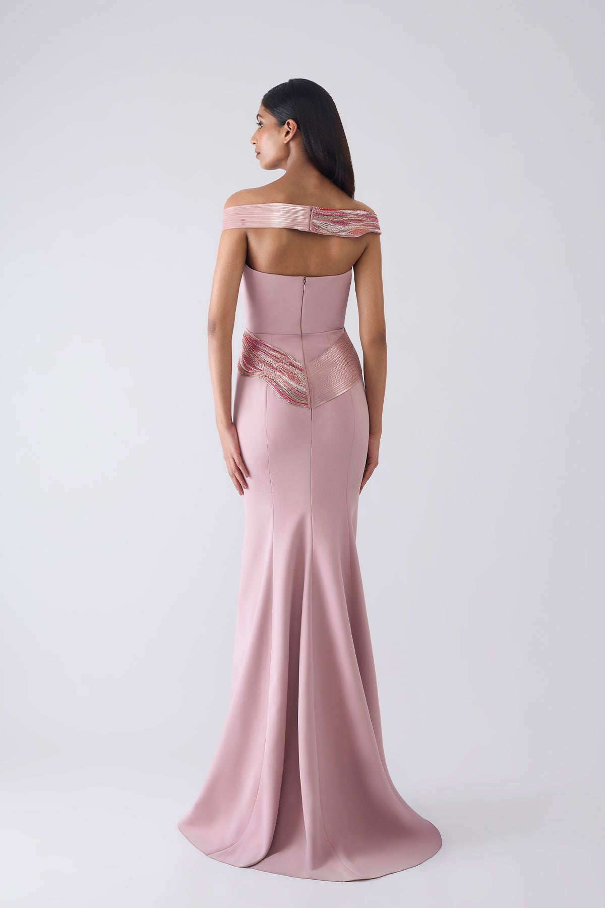 Metallic Moulded Gown