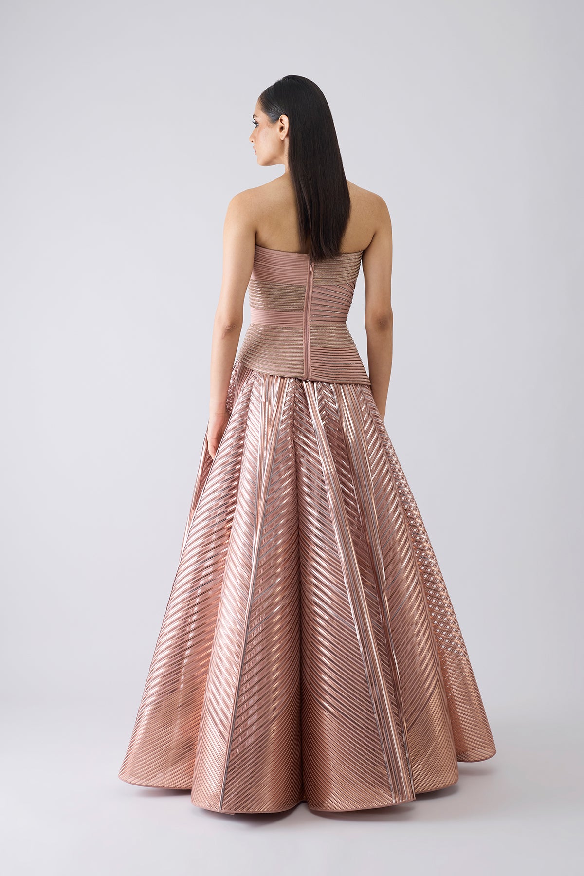 Structured Crystalvein Corset And Skirt
