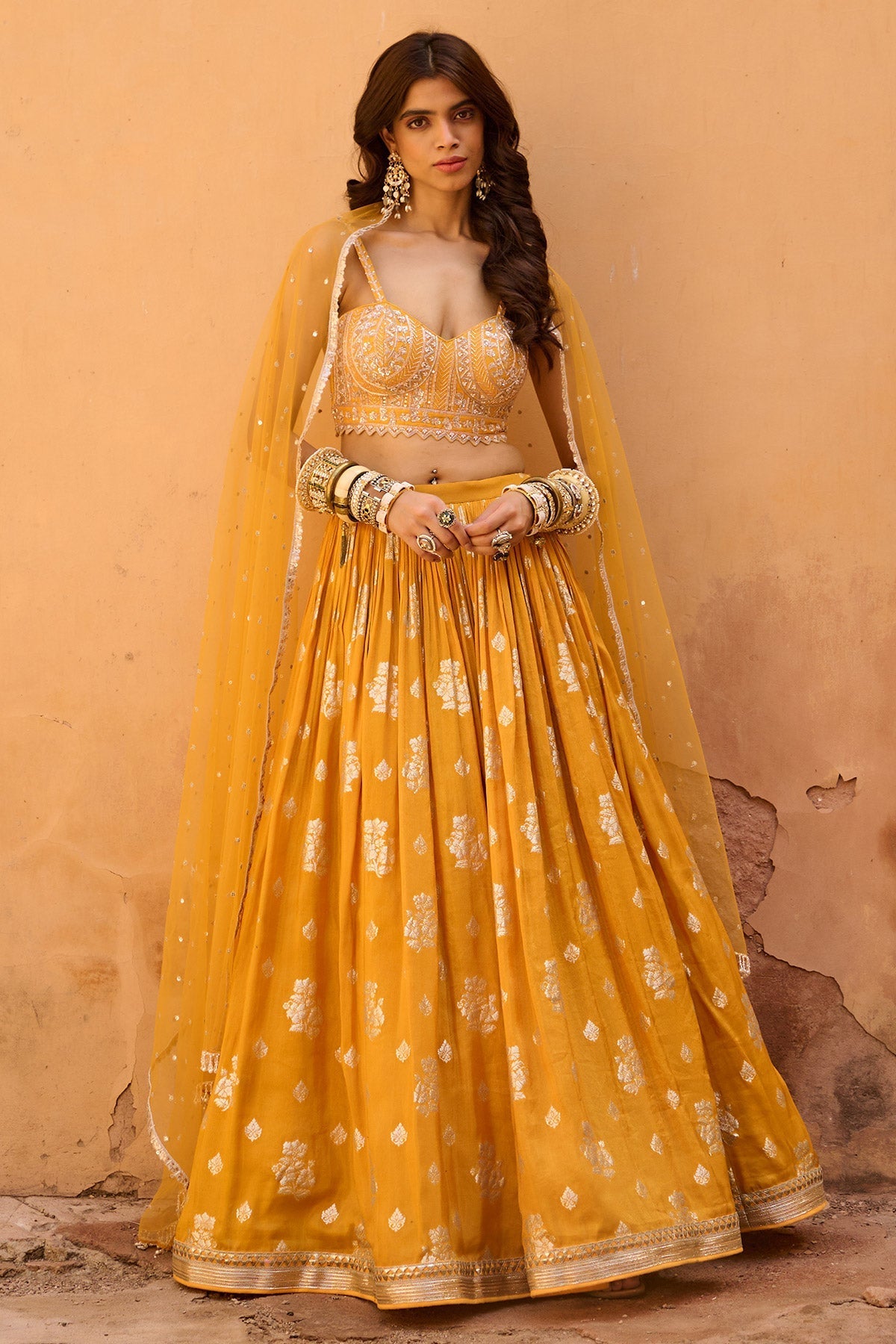 ZEST JAMEWAR SKIRT GREEN BLUE