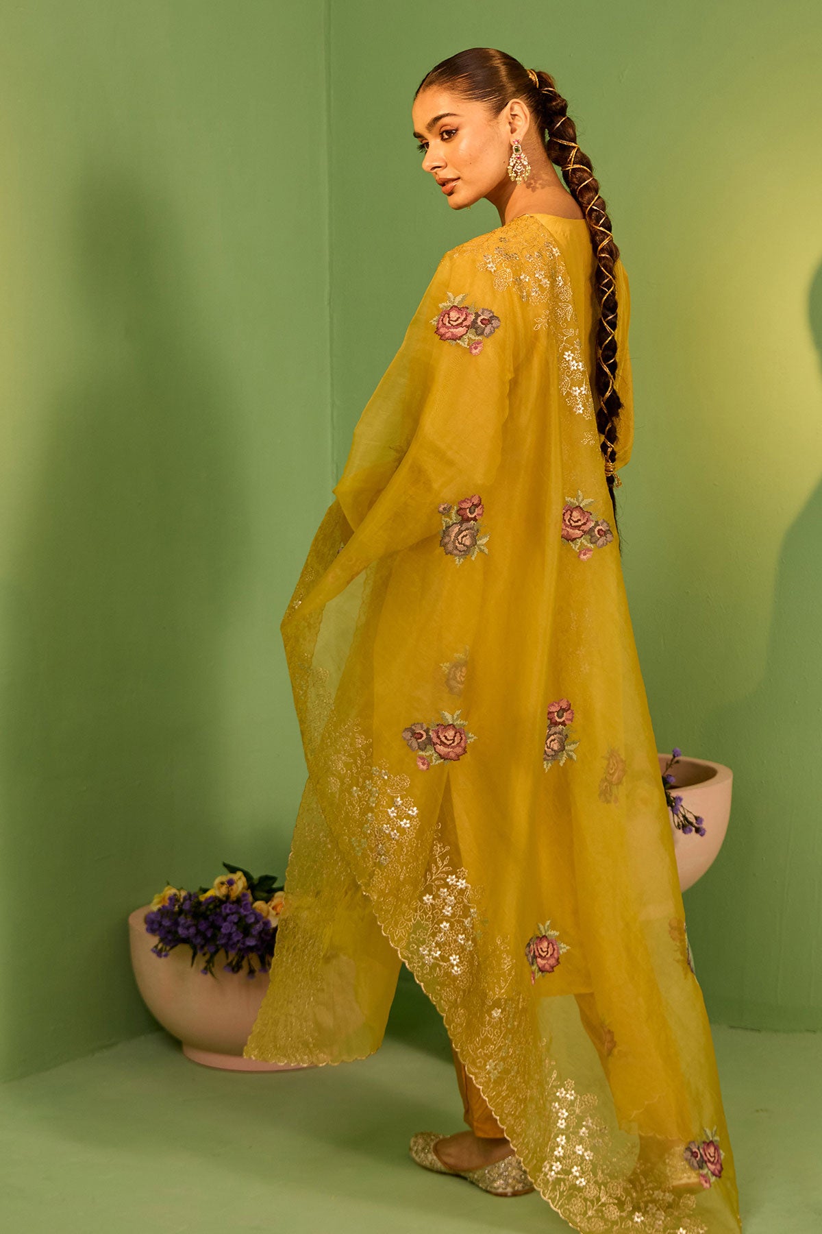 Althea Mustard Suit Set