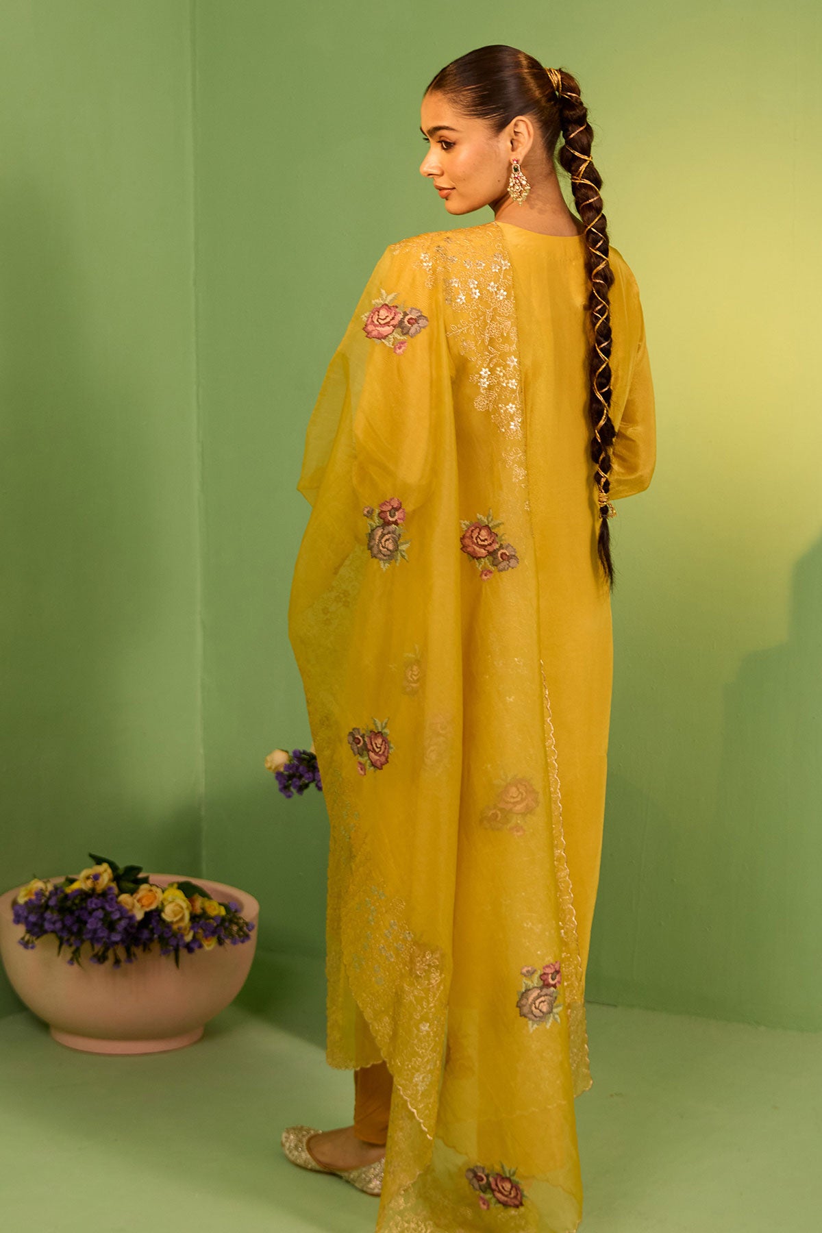 Althea Mustard Suit Set