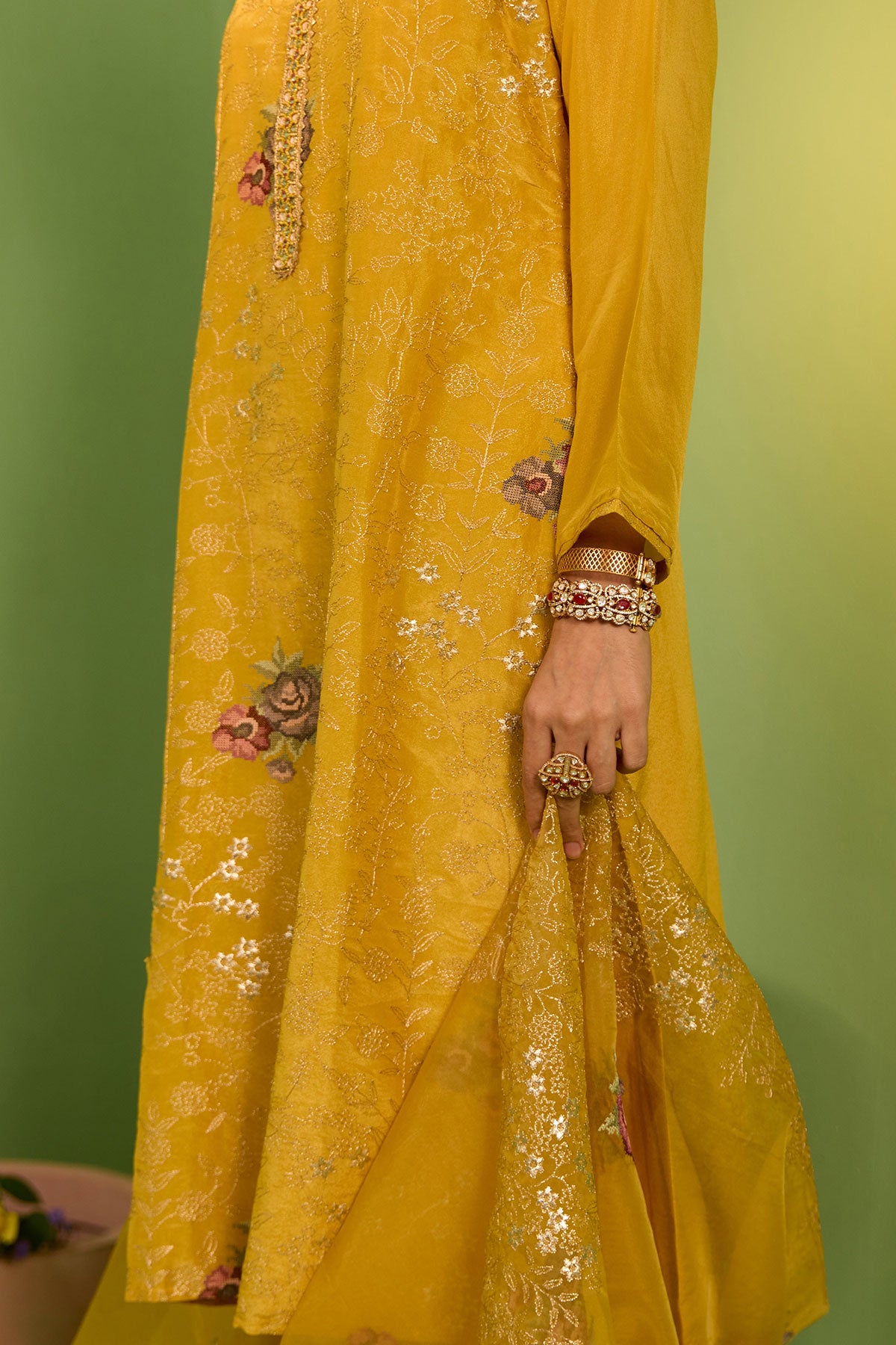 Althea Mustard Suit Set