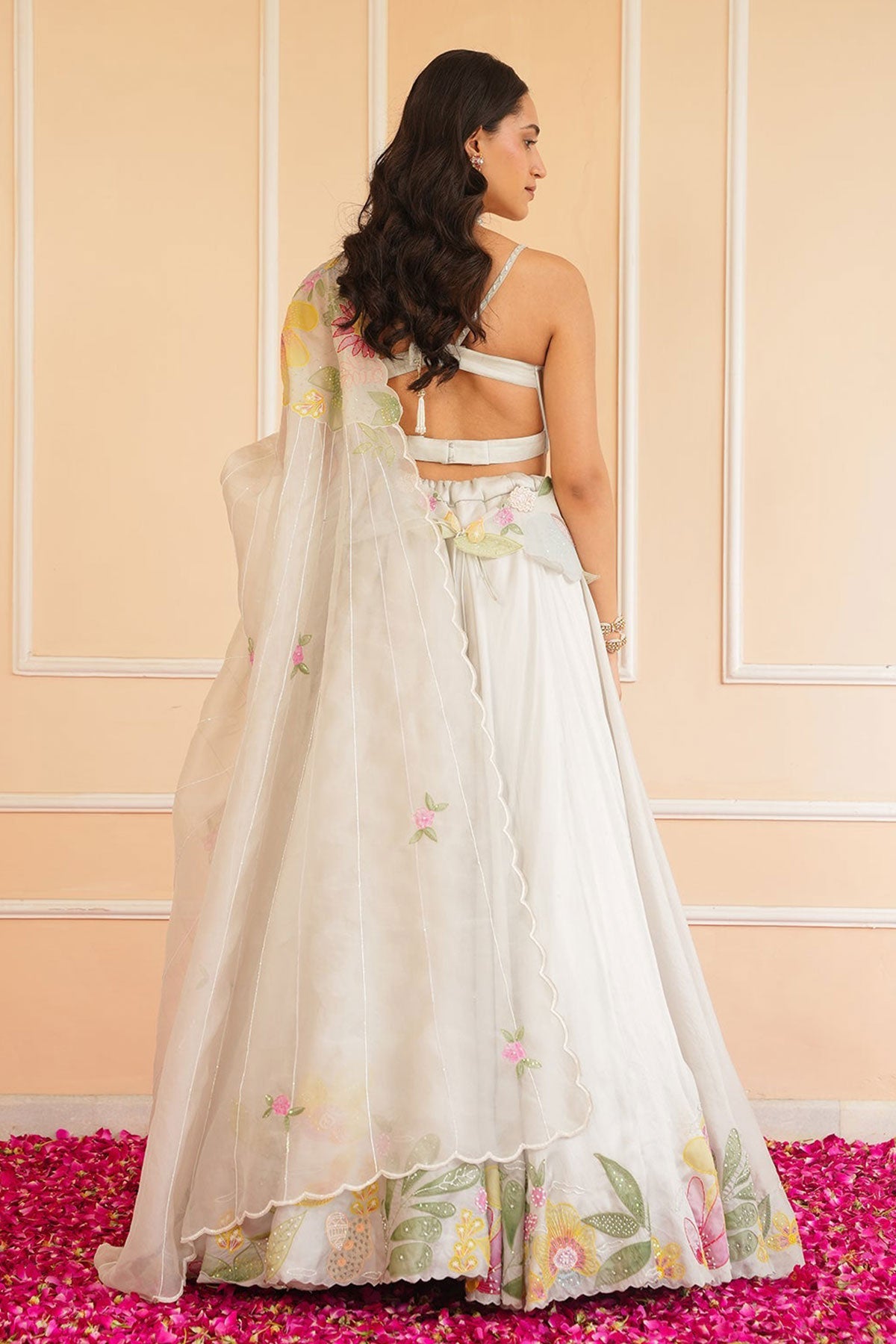 Pearl Handpainted Lehenga