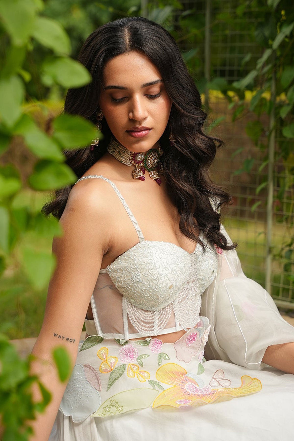 Pearl Handpainted Lehenga