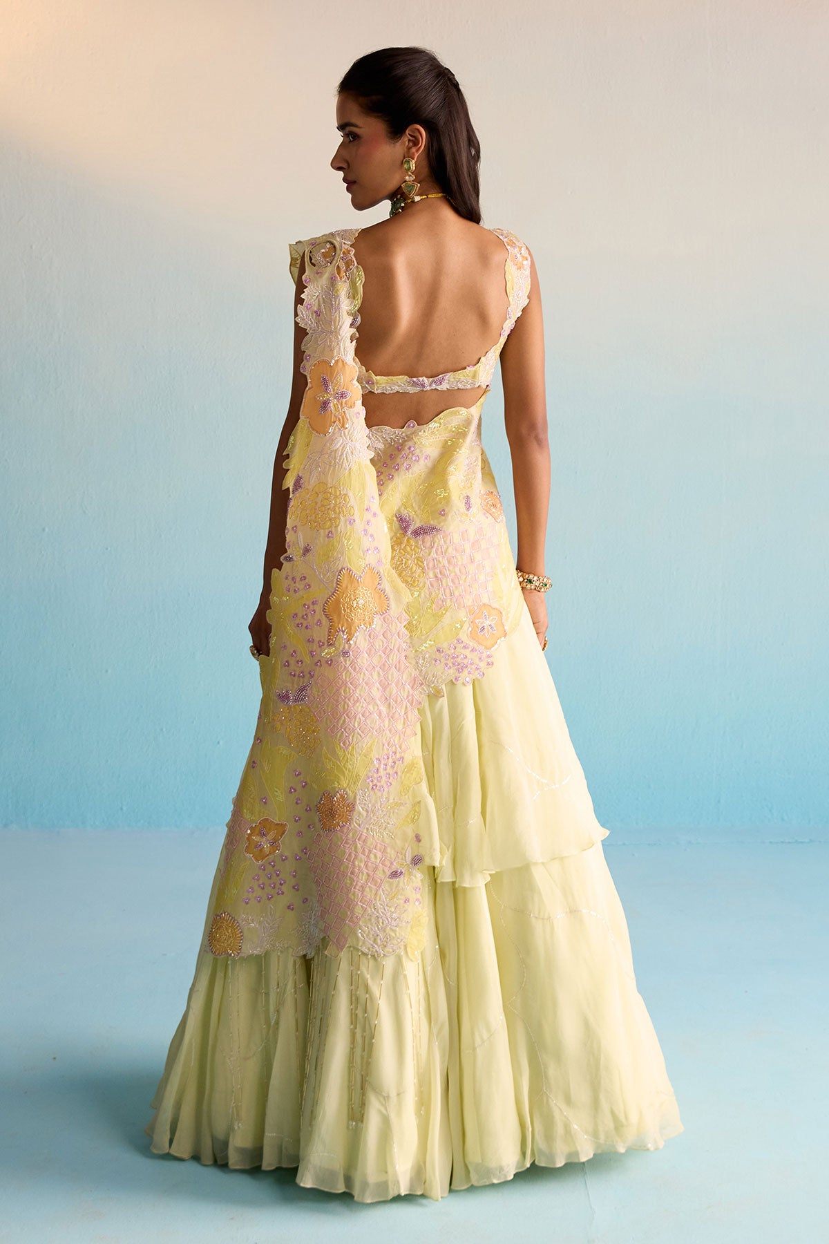 Ishya Organza Lehenga Set