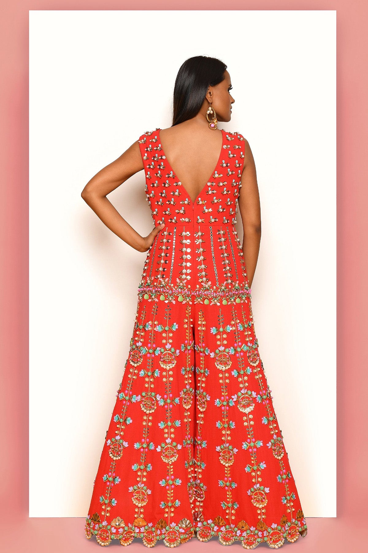 FIERCELY FRENZY - RED JUMPSUIT