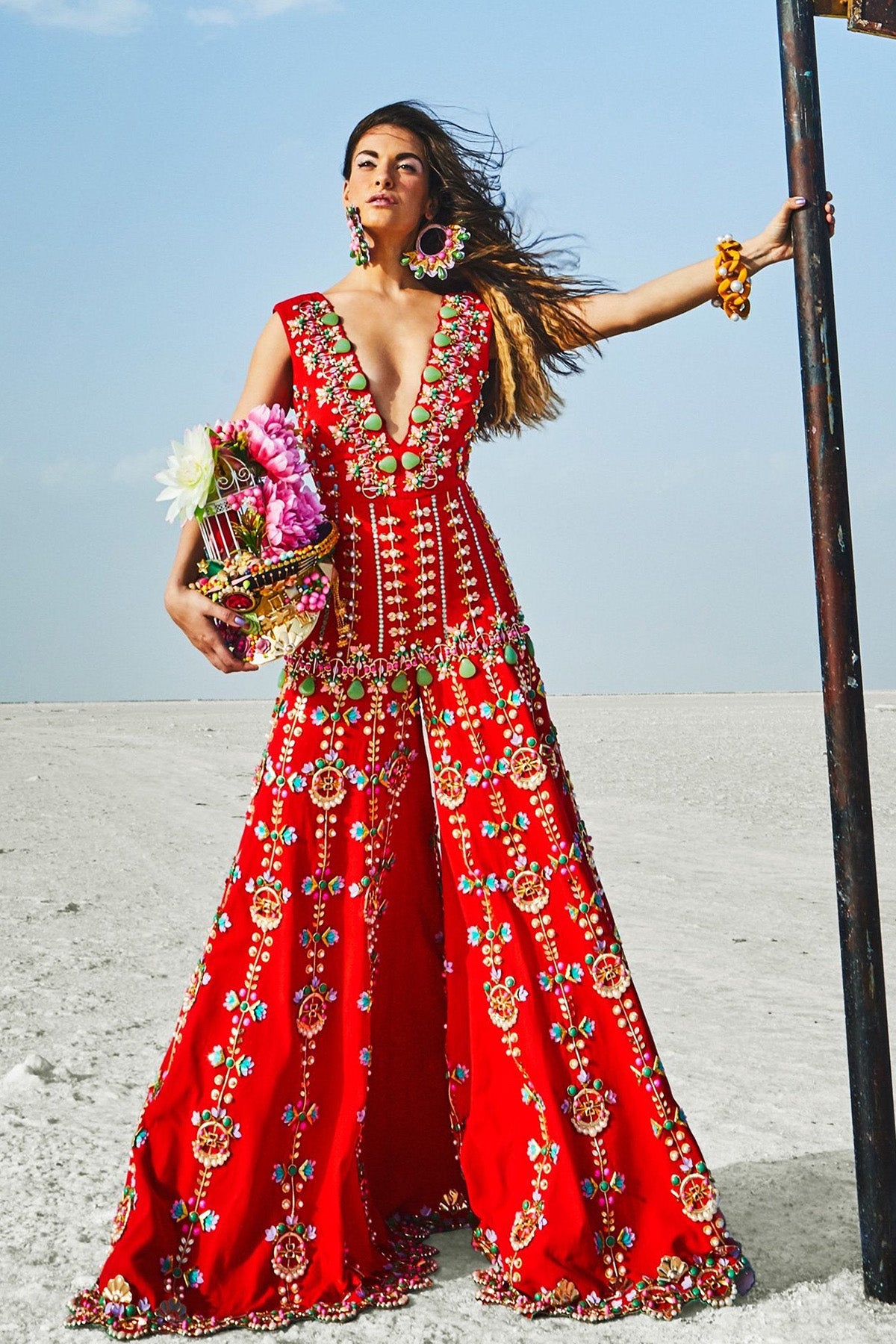 FIERCELY FRENZY - RED JUMPSUIT