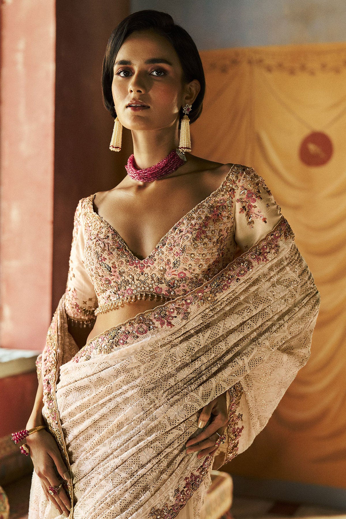 Fleurmist Chikankari Saree