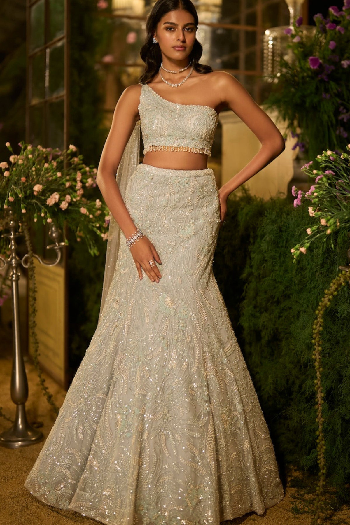 Periwinkle Blue Skirt Set