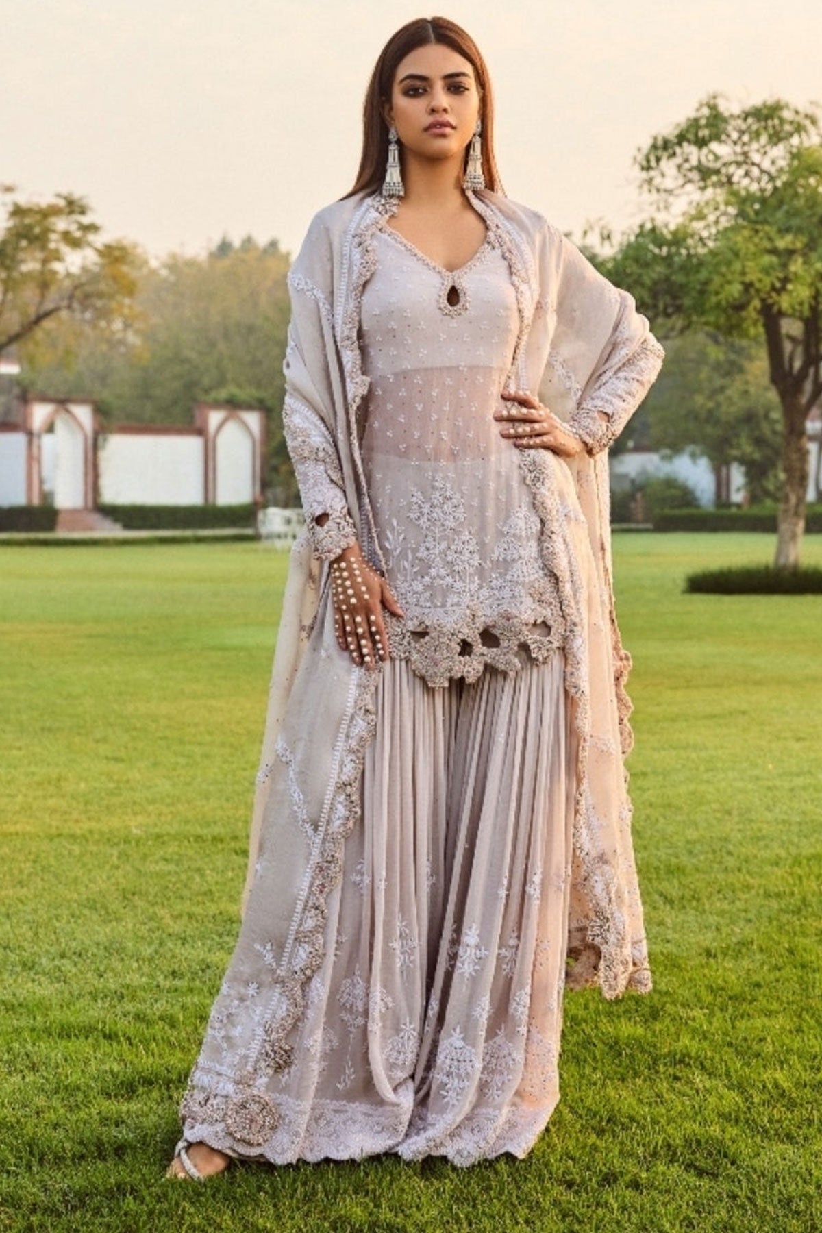 "Jazz" Kurta And Sharara Set