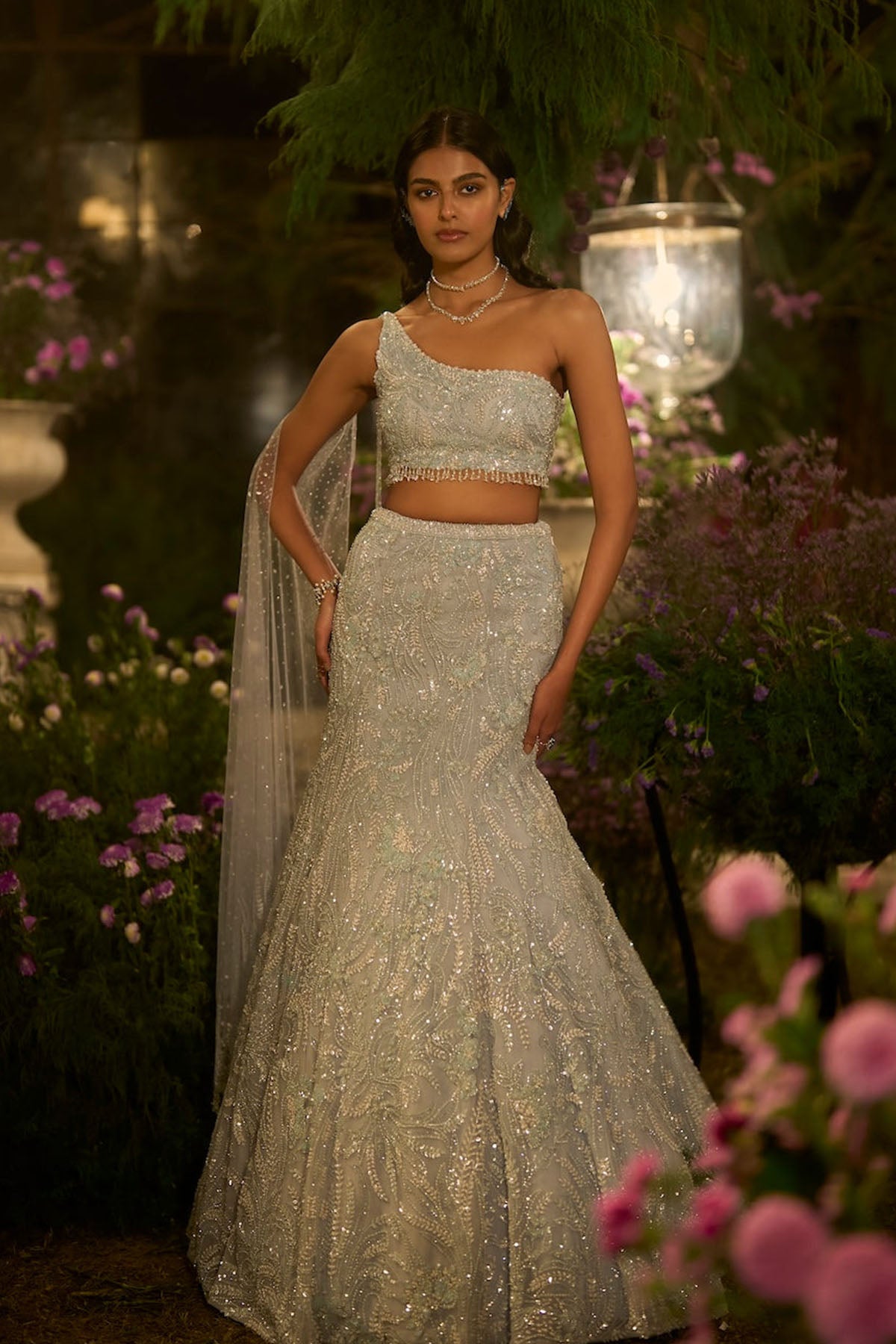 Periwinkle Blue Skirt Set