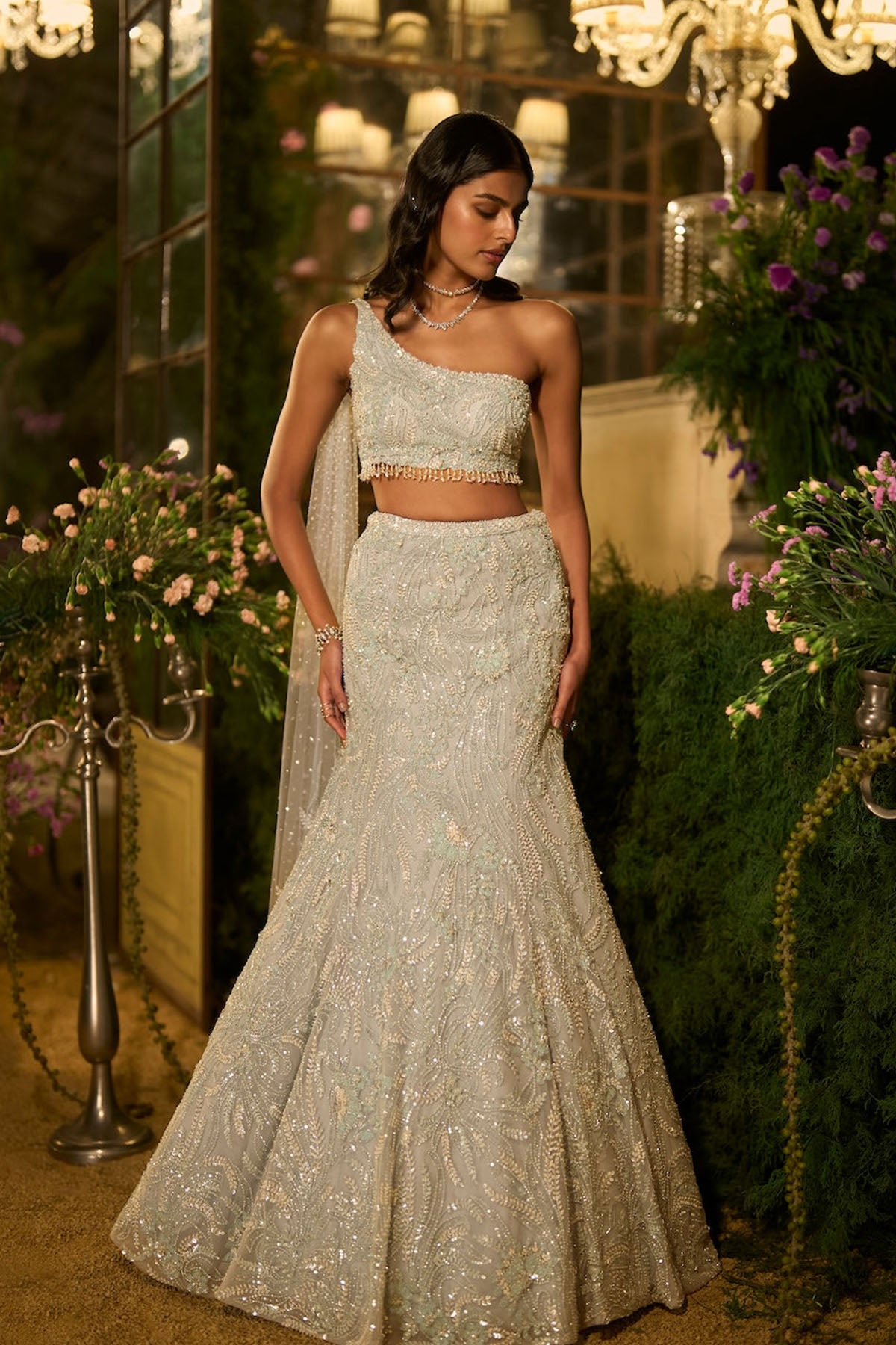 Periwinkle Blue Skirt Set